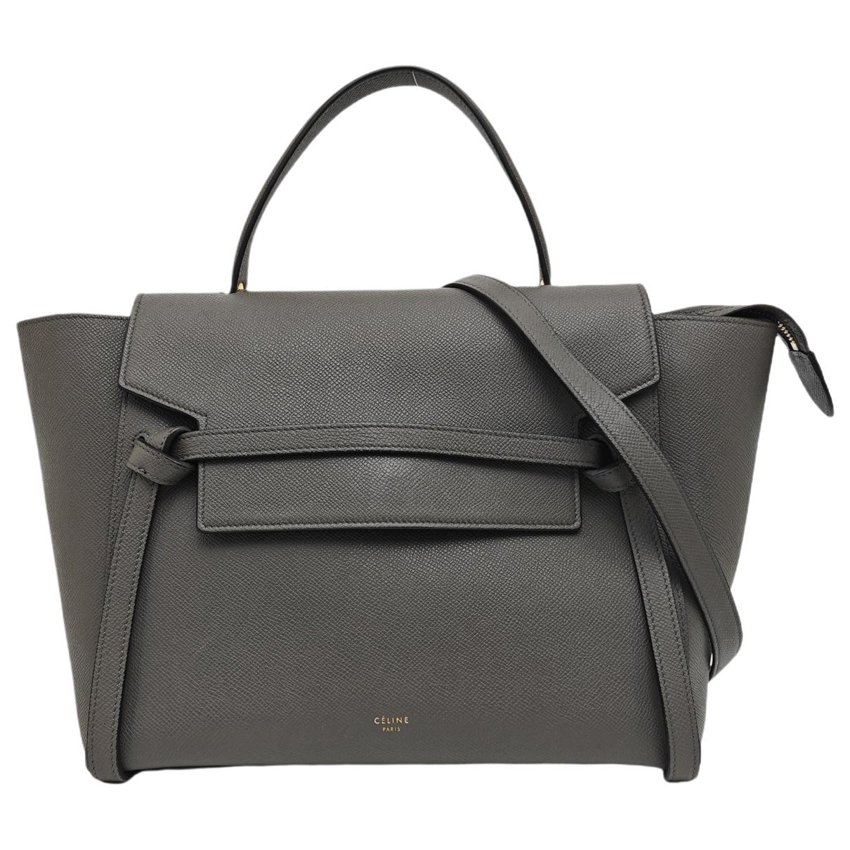 Belt leather handbag