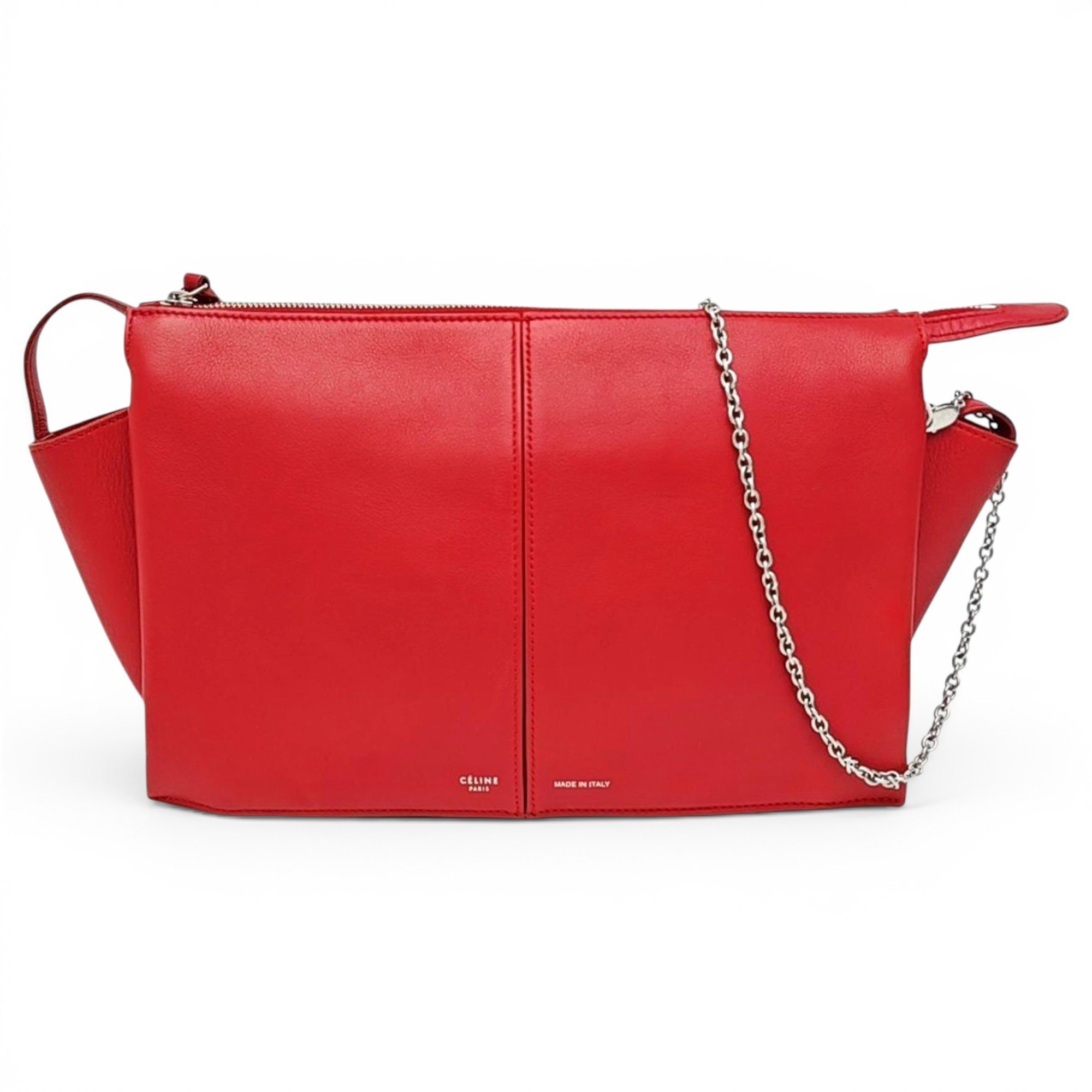 Tri-Fold leather tote
