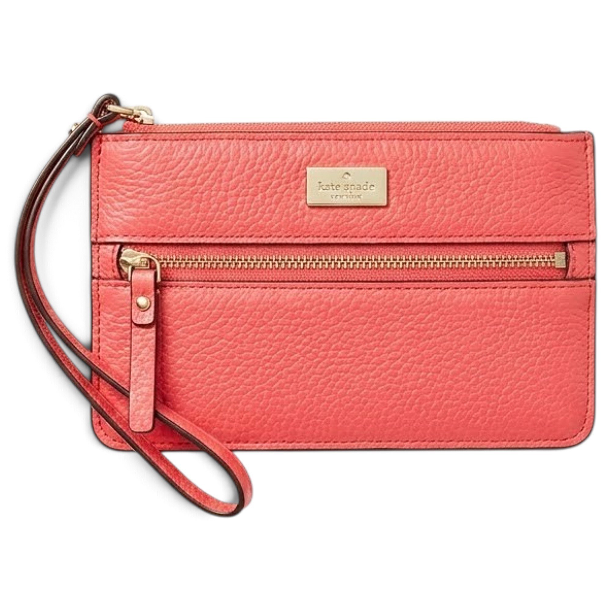 Leather clutch bag