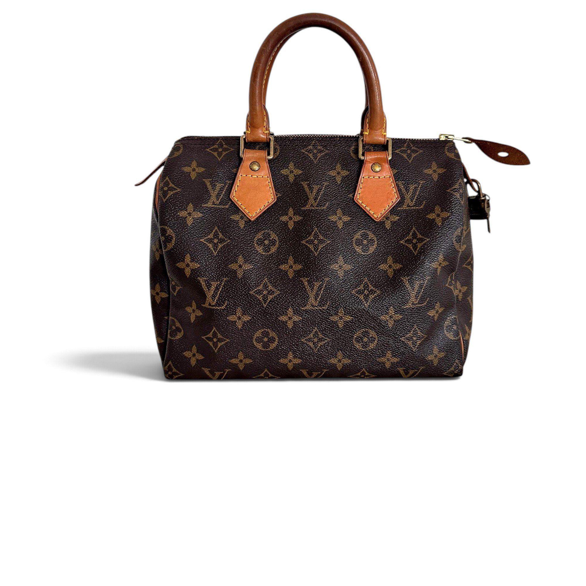Speedy leather bowling bag