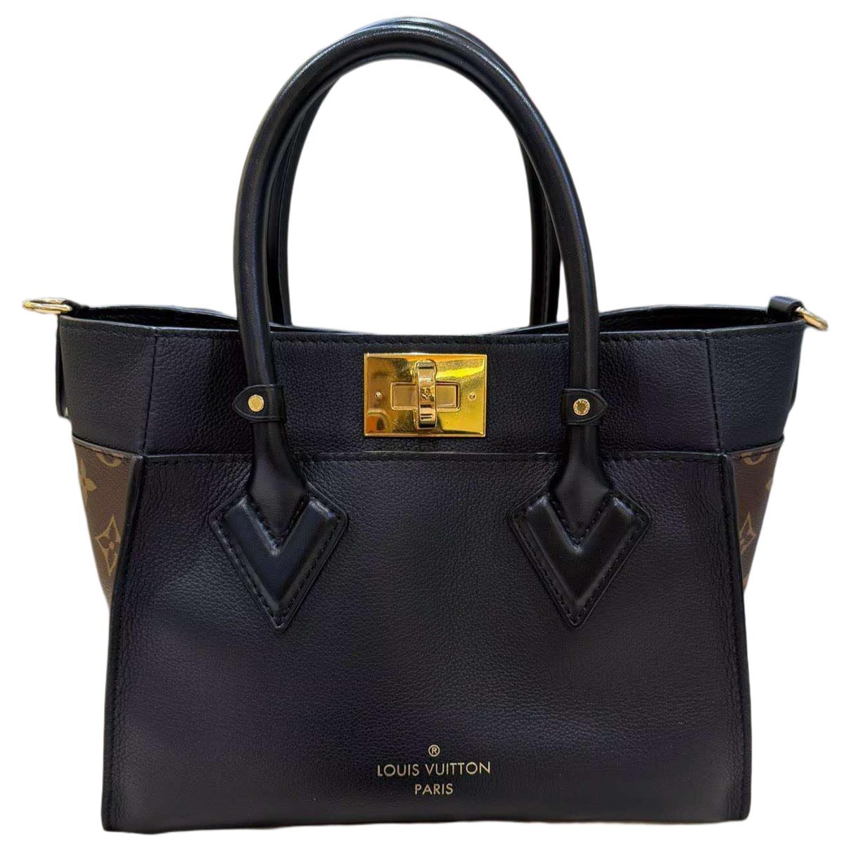 On My Side leather handbag