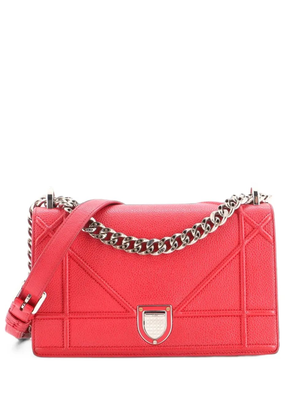 Diorama Flap Bag Grained Calfskin Small crossbody bag