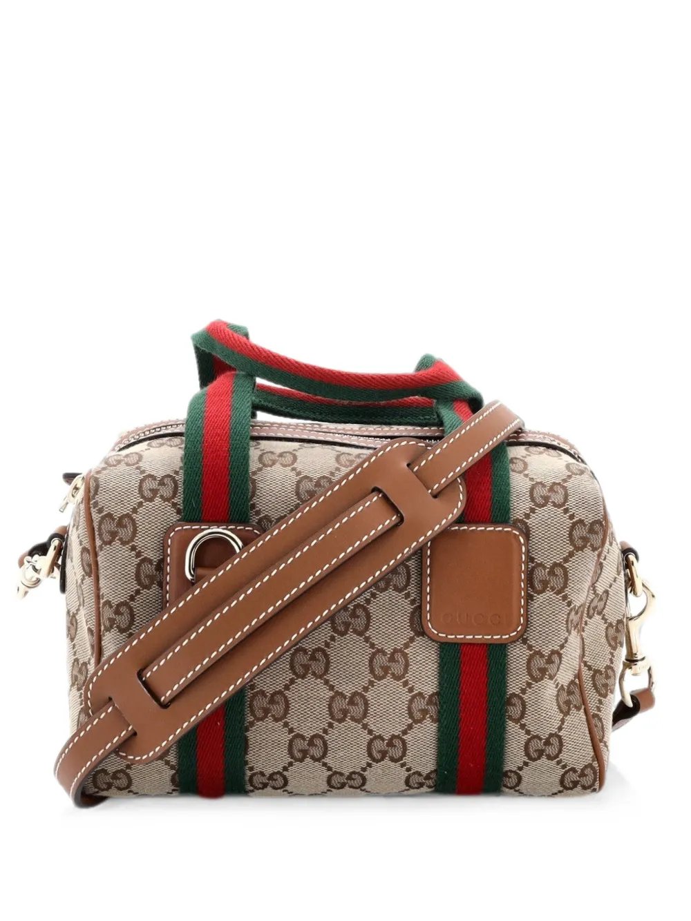 Web Boston Bag GG Canvas Mini travel bag