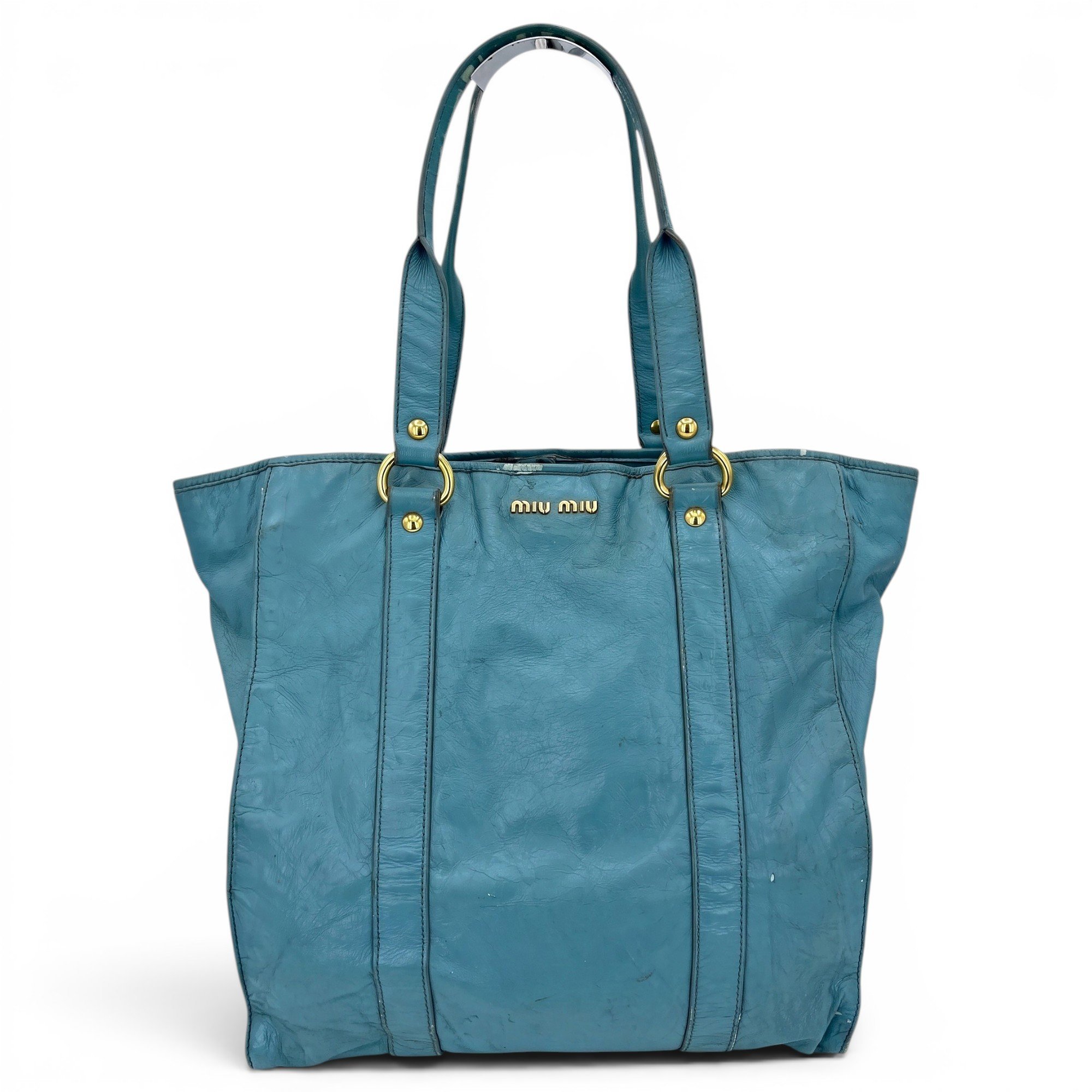 Miu Miu Leather tote