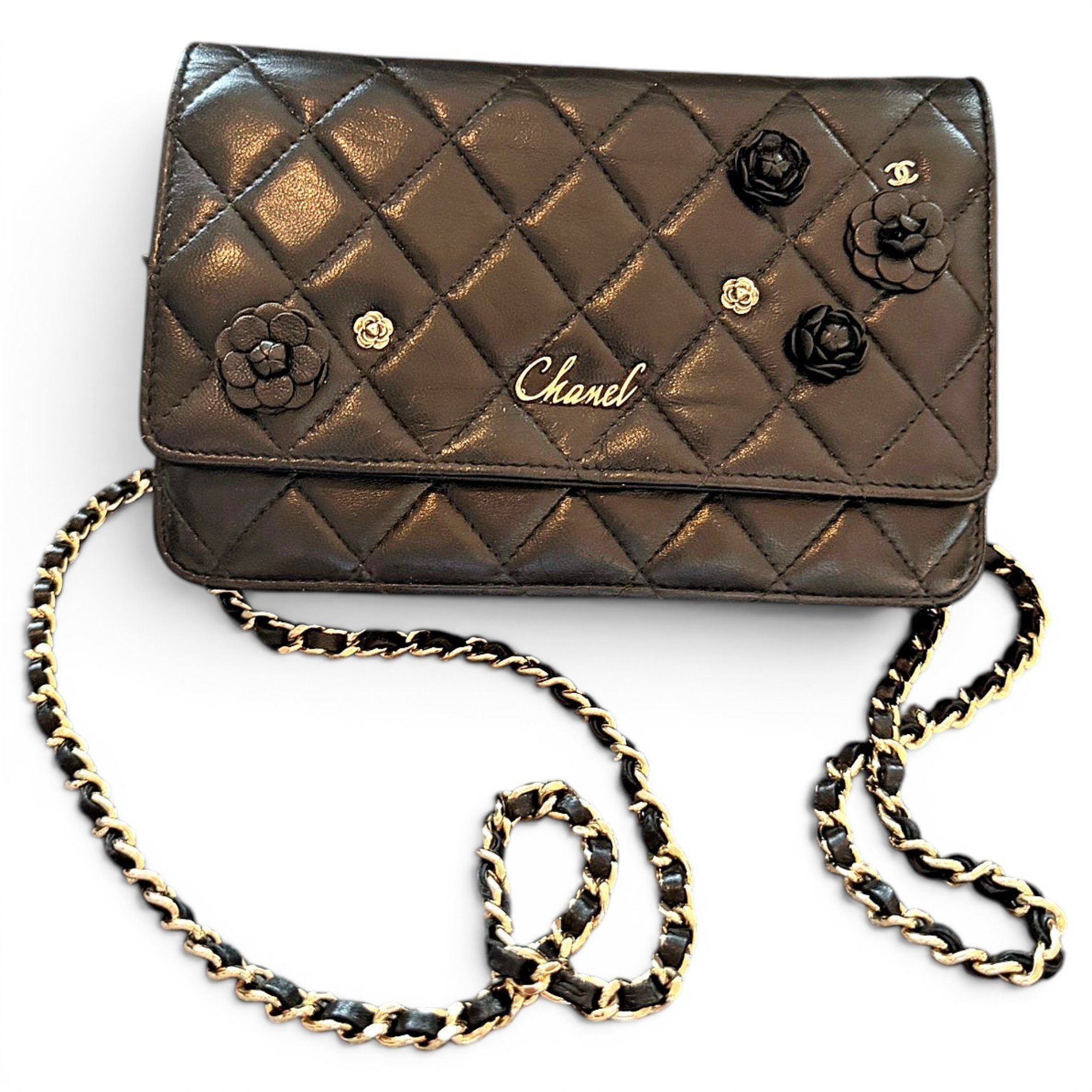 Wallet On Chain Timeless/Classique leather crossbody bag