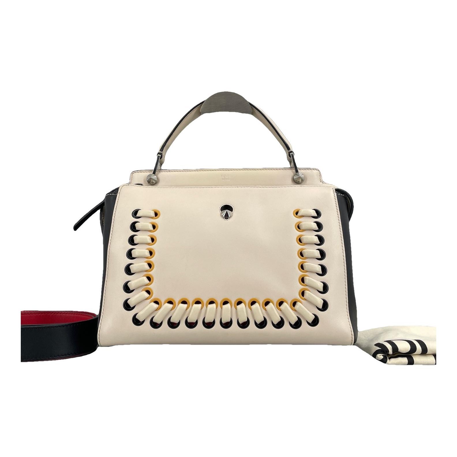 Dot Com leather handbag