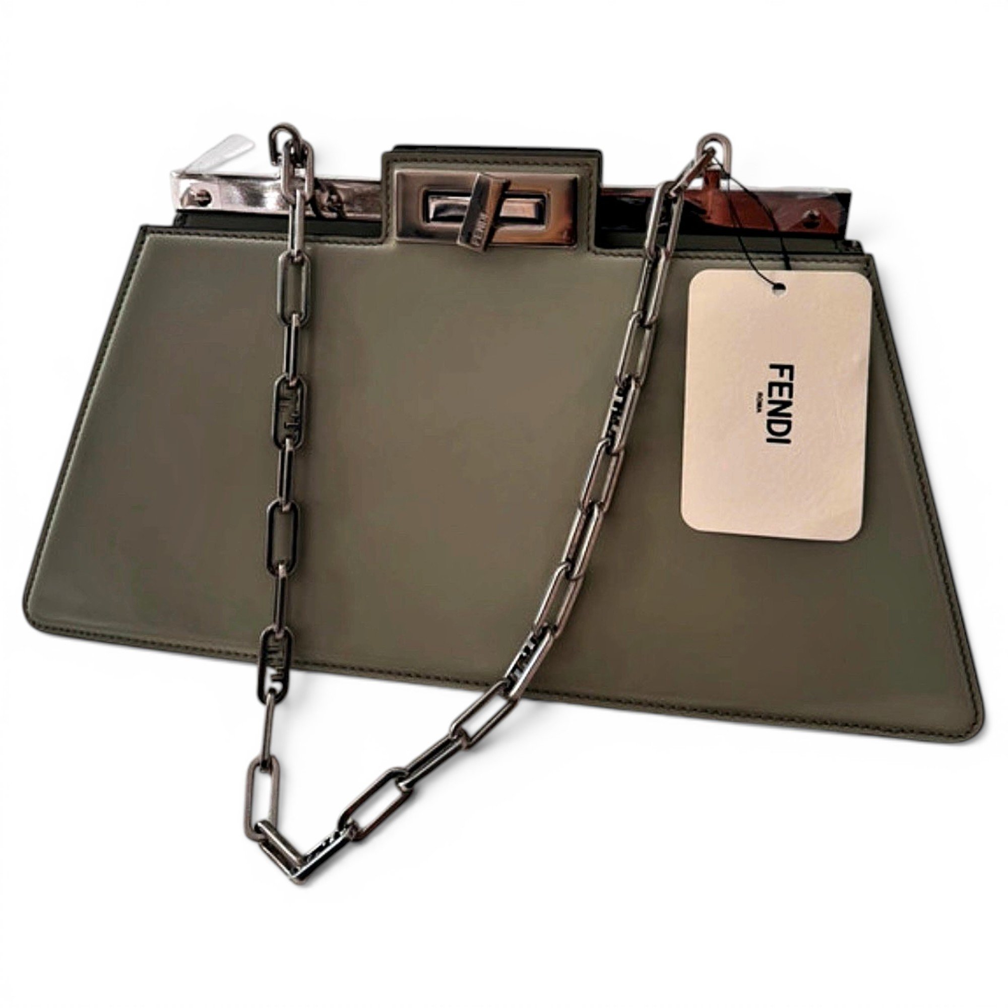 Peekaboo Cut leather handbag