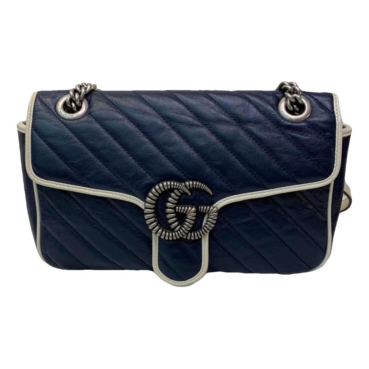 GG Marmont Flap leather crossbody bag