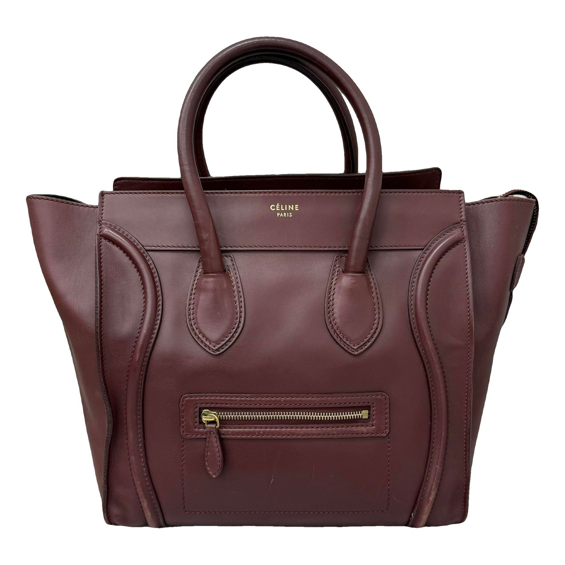 Luggage leather handbag
