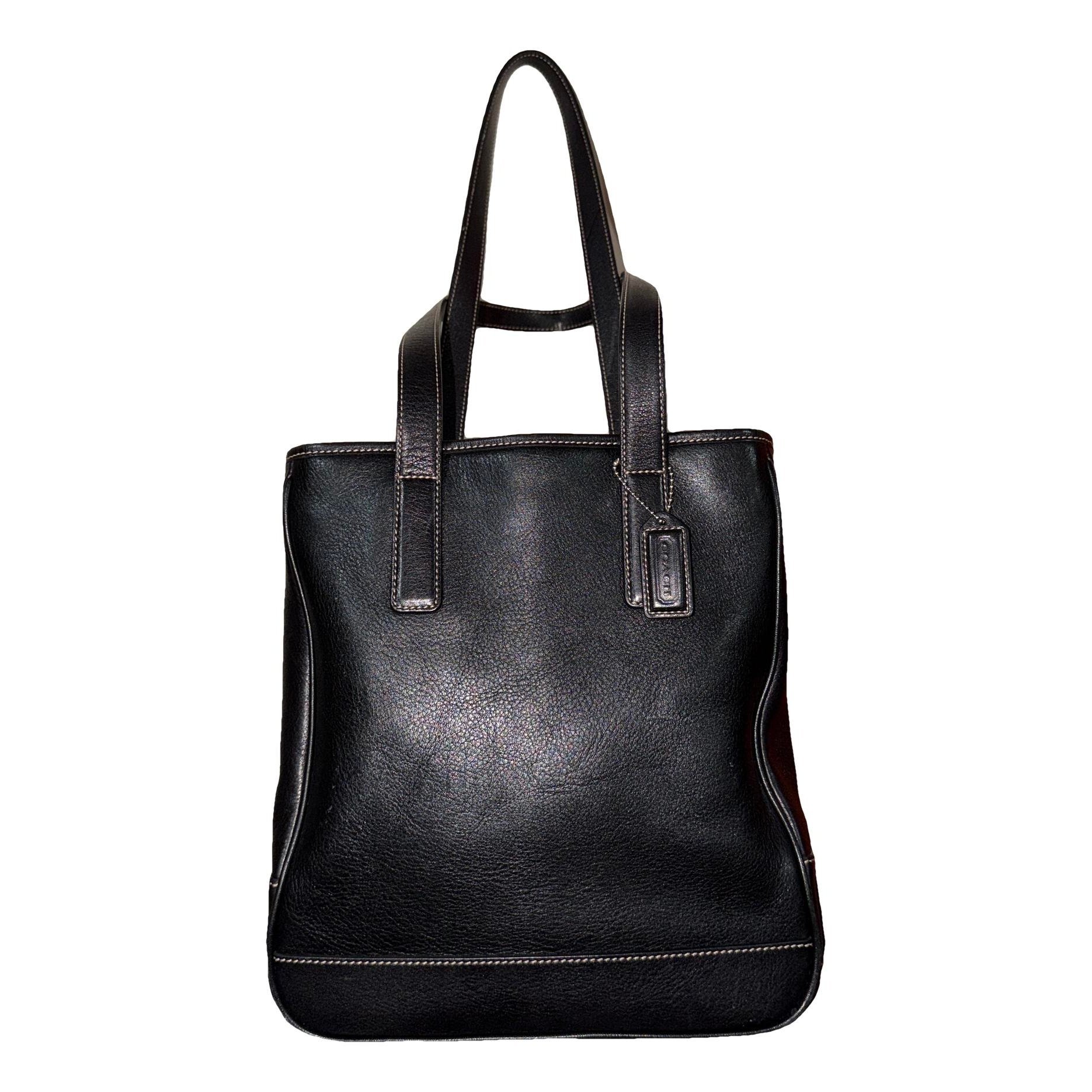 Leather tote