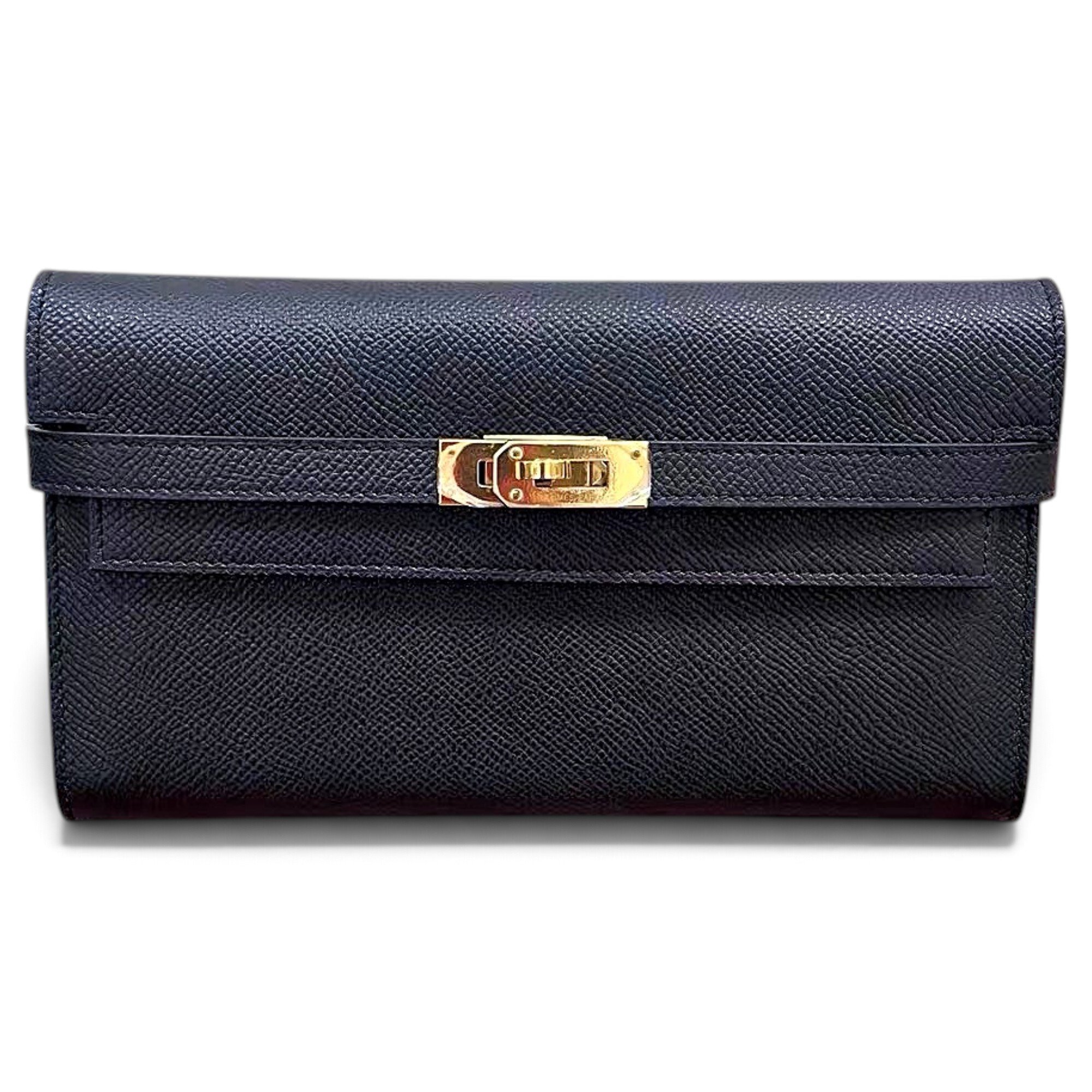 Kelly to go leather clutch bag