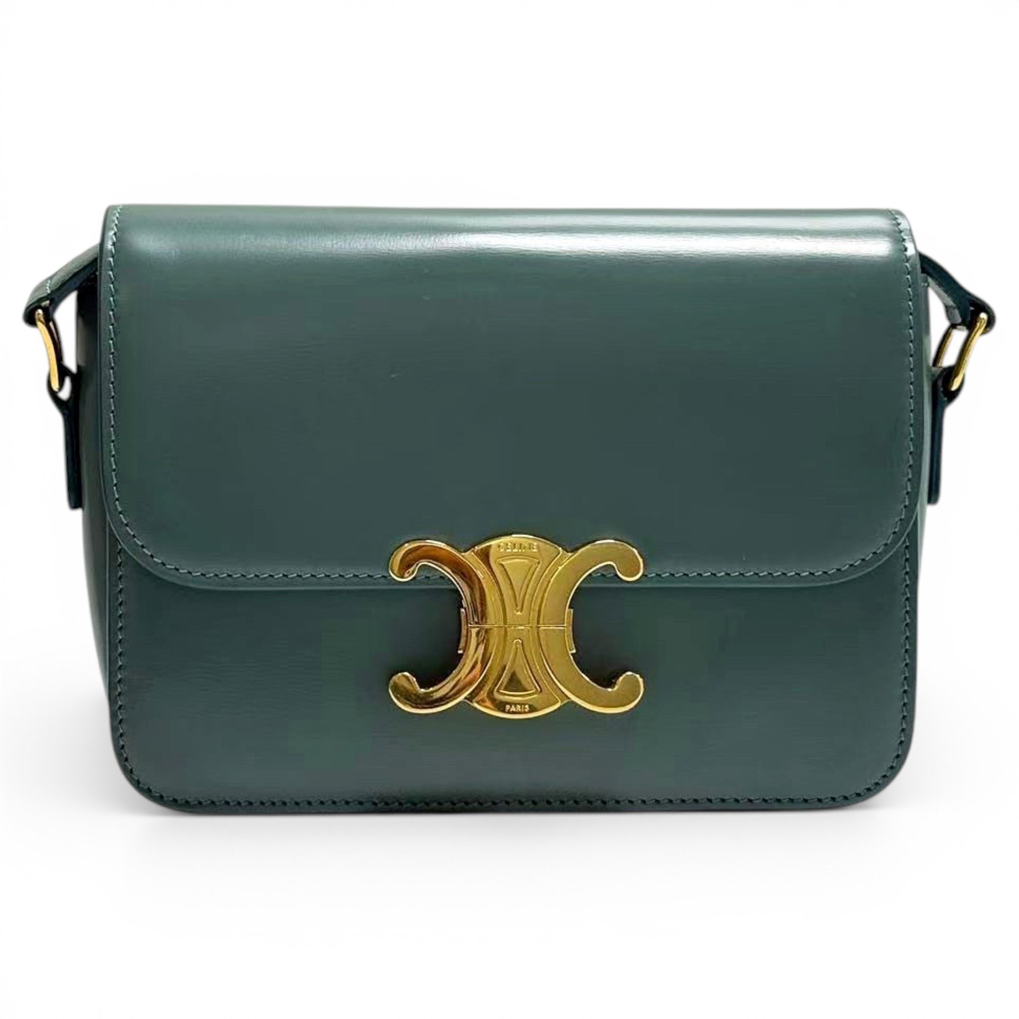 Triomphe leather handbag