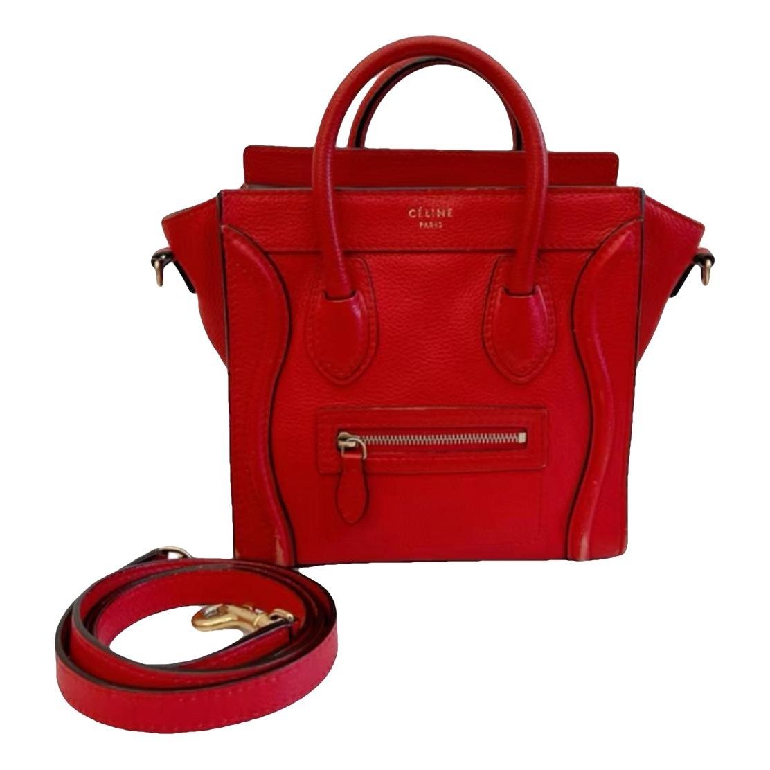 Nano Luggage leather handbag
