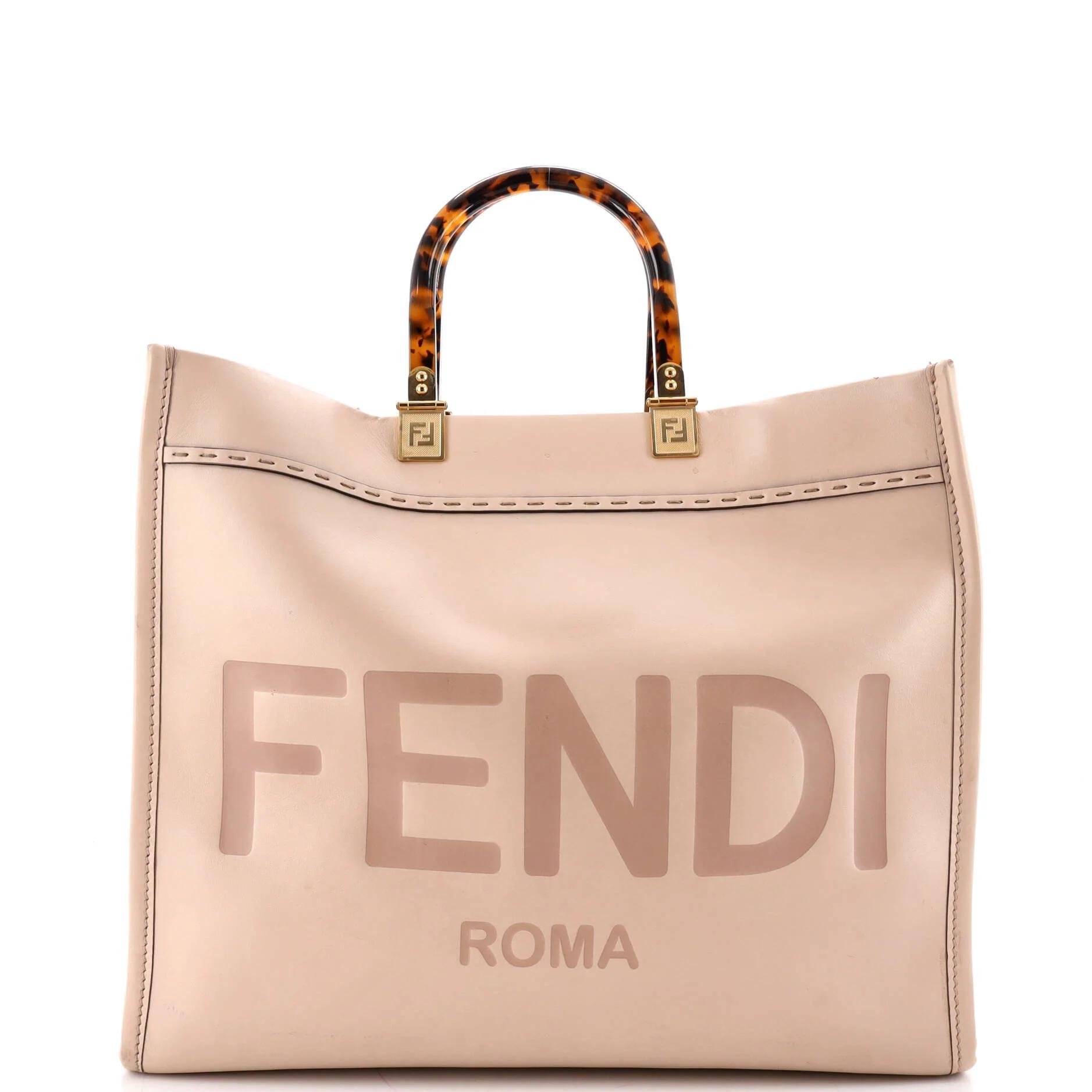 Leather tote