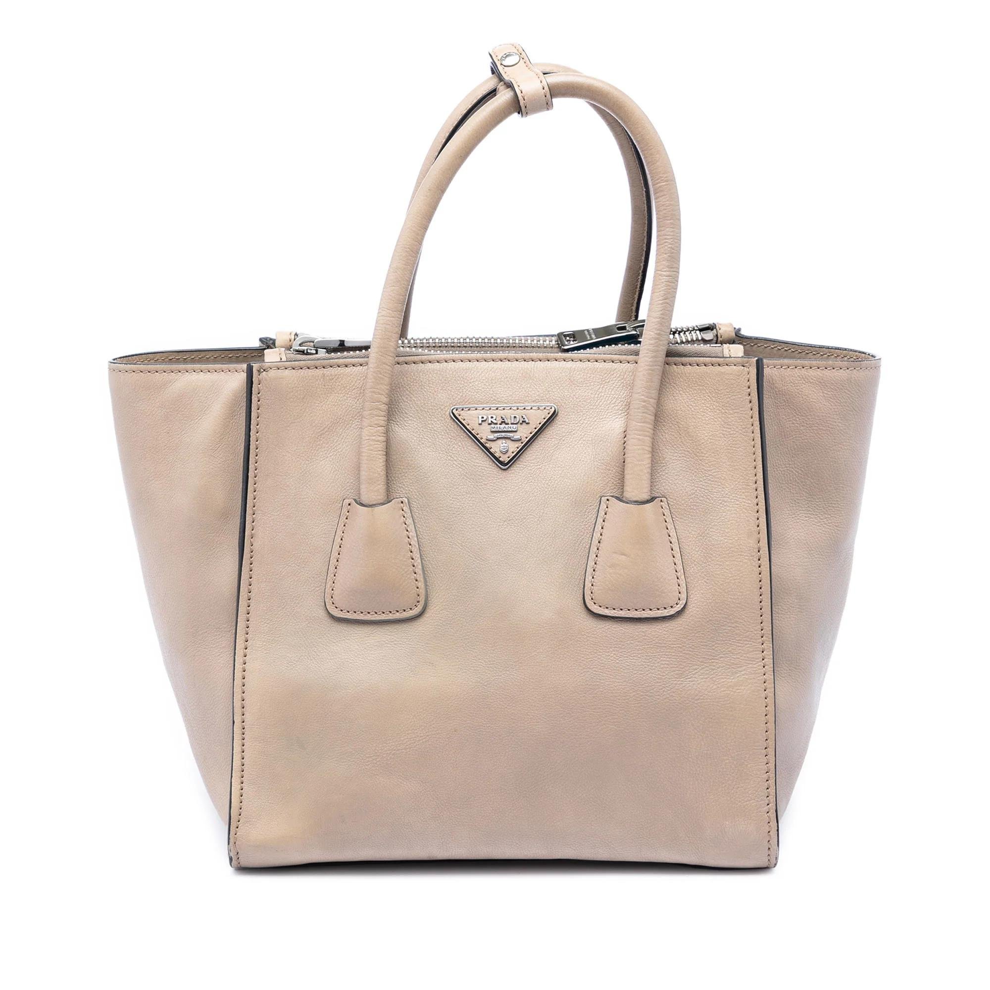 Prada Pocket leather satchel