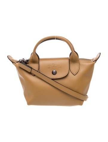 Longchamp Leather Top Handle Bag