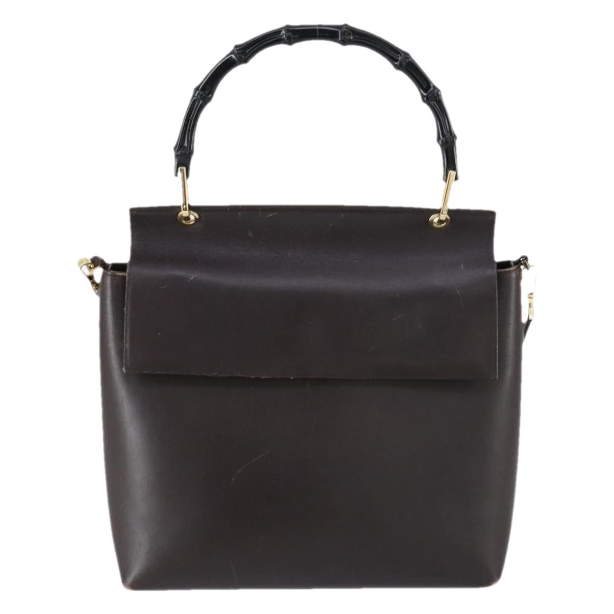 Bamboo leather handbag