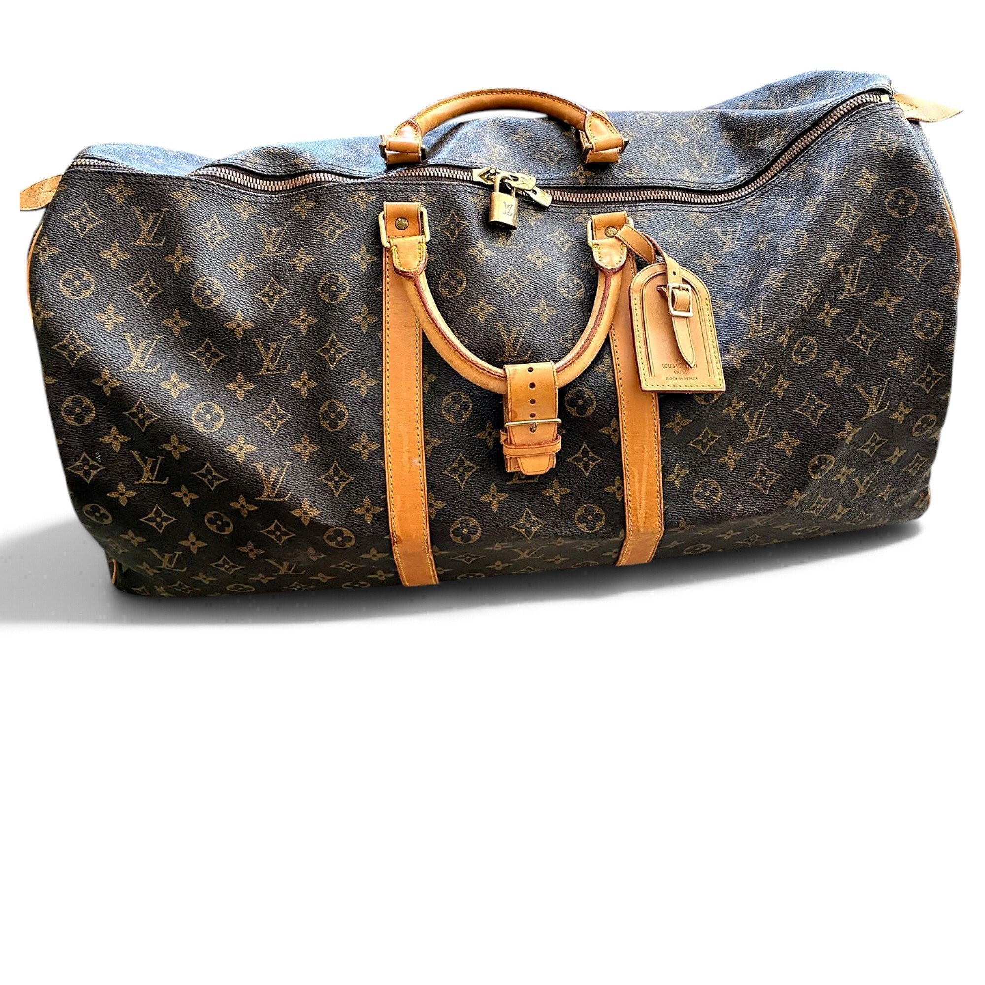 Keepall leather 48h bag