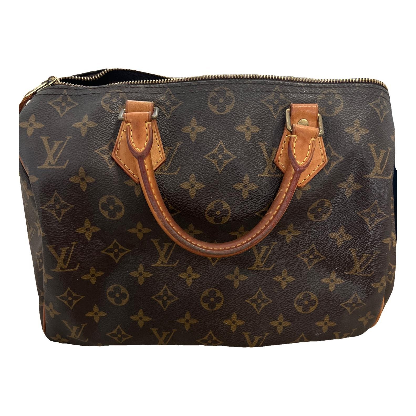 Speedy leather handbag