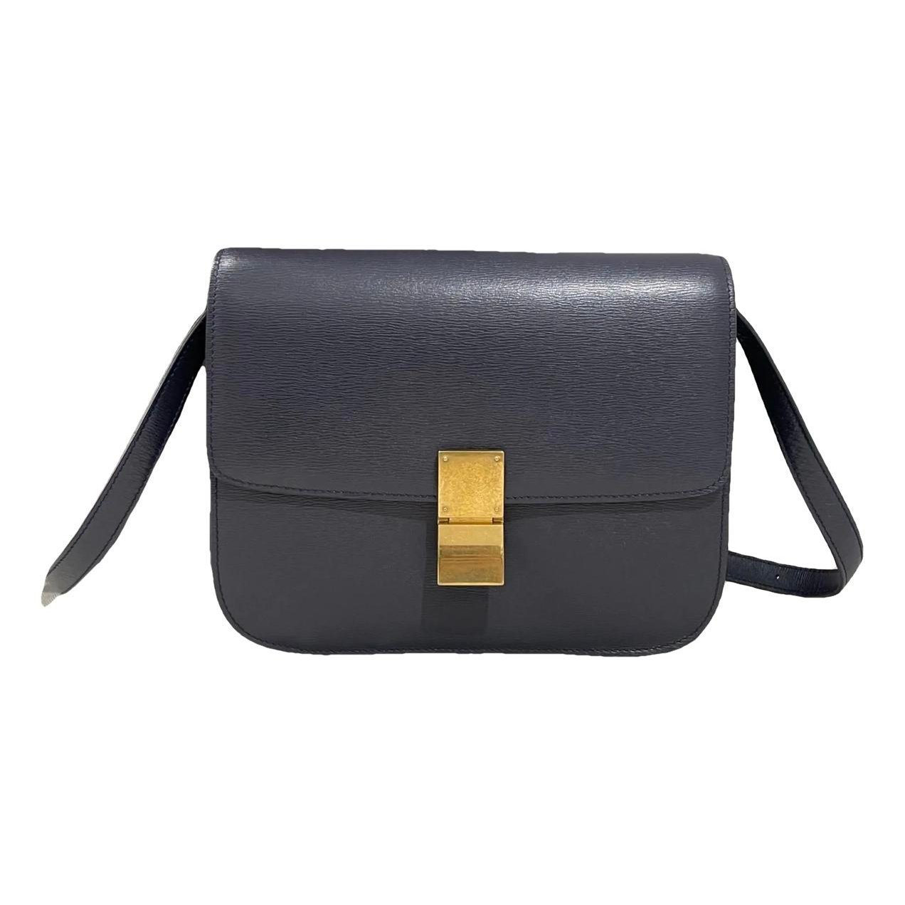 Classic leather crossbody bag