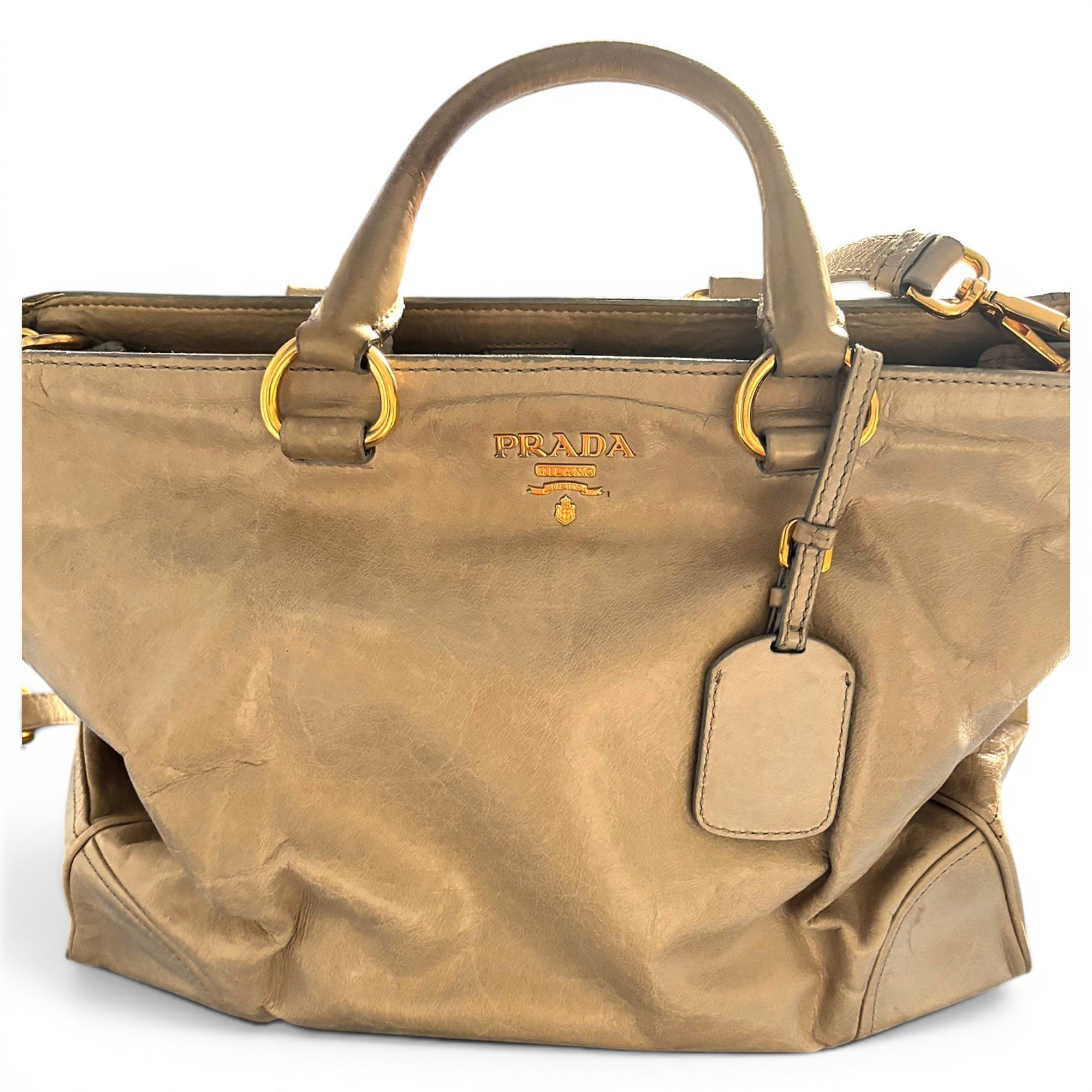 Leather crossbody bag