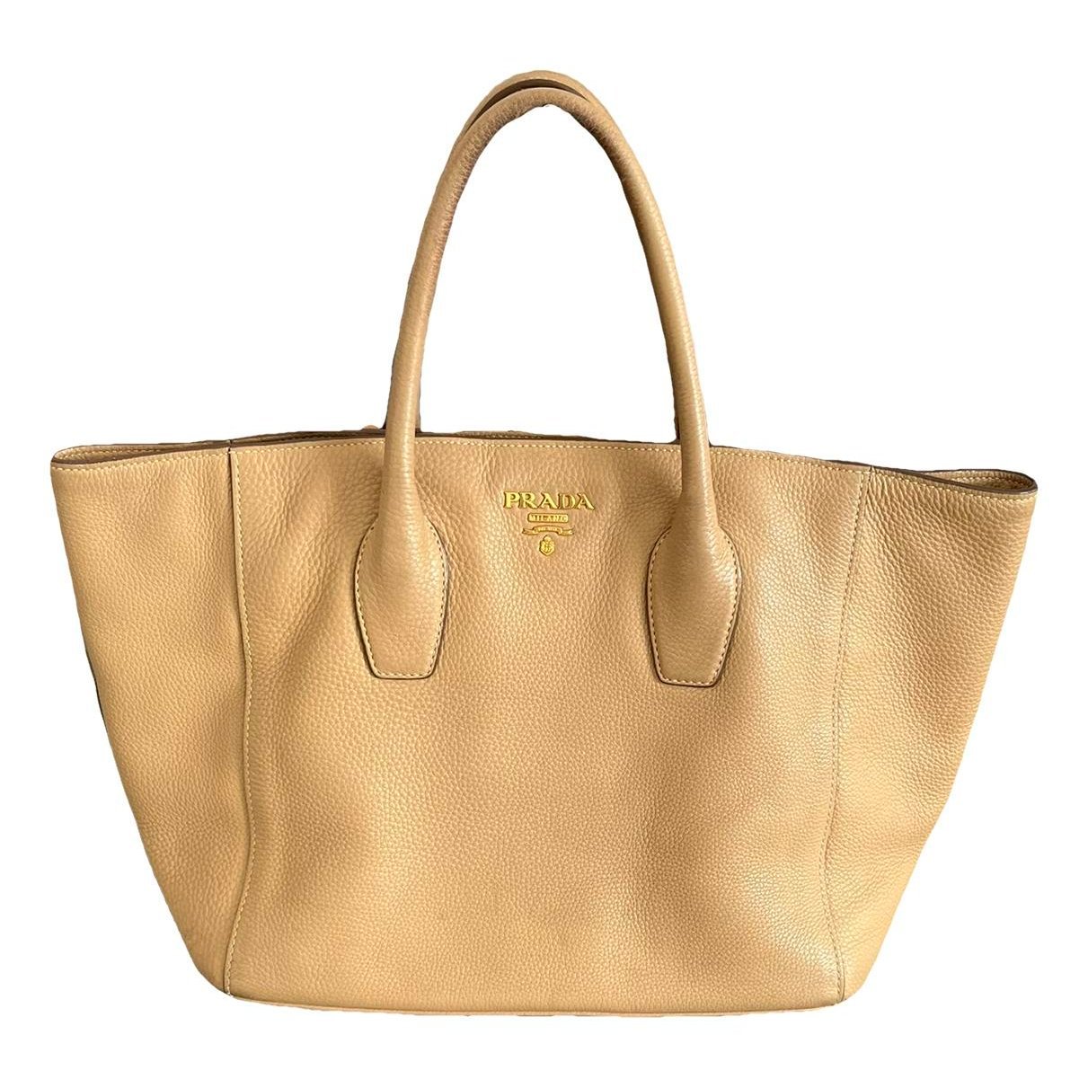 Leather tote