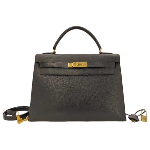 Kelly 32 leather handbag