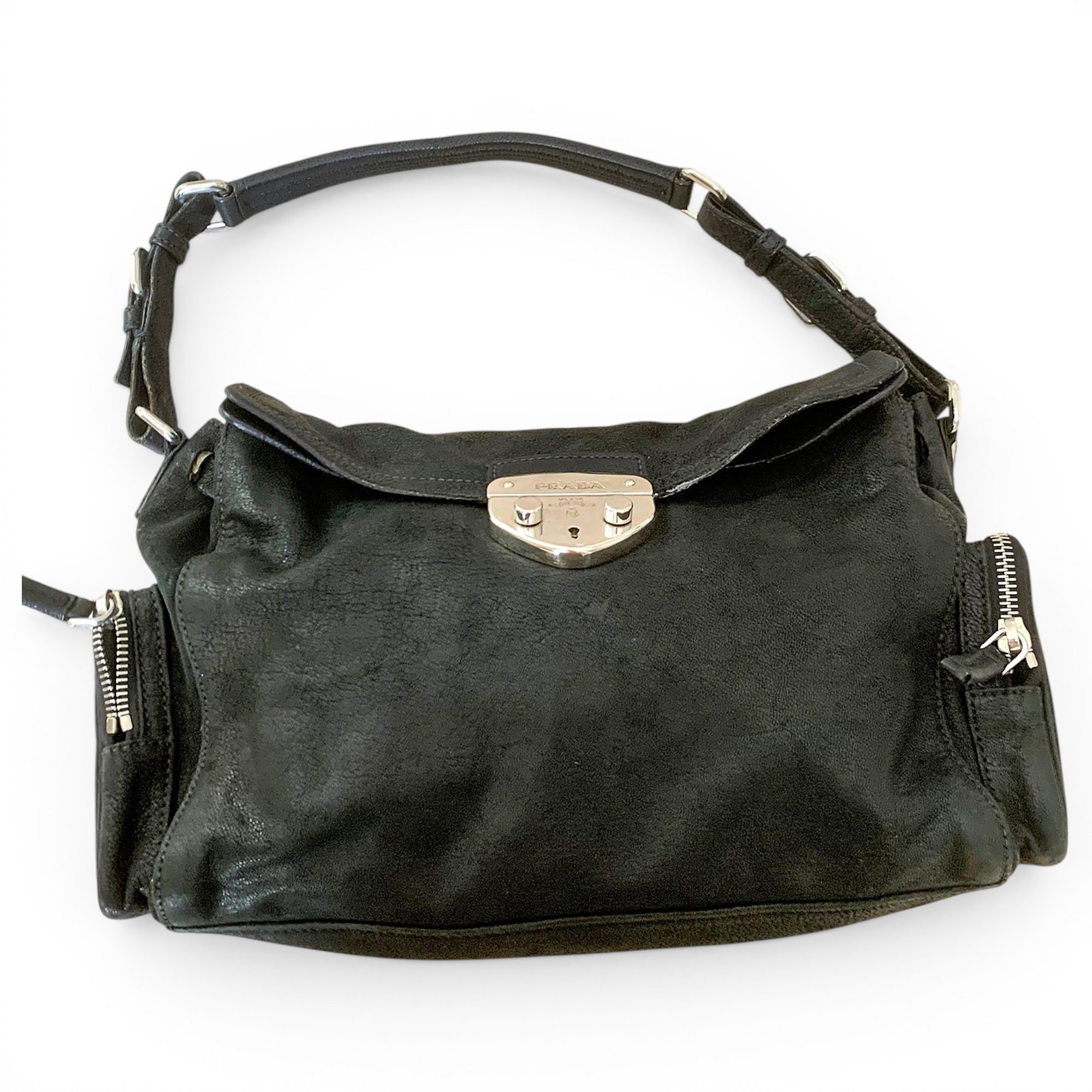 Leather handbag