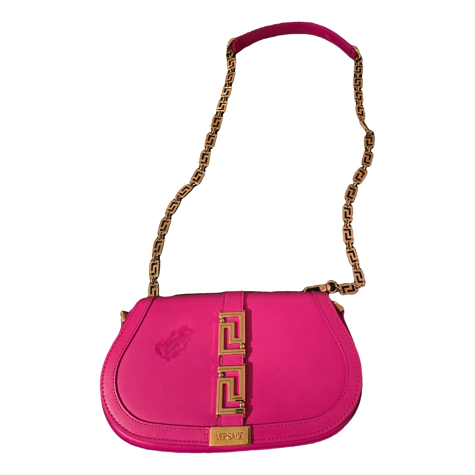 Greca Goddess leather handbag