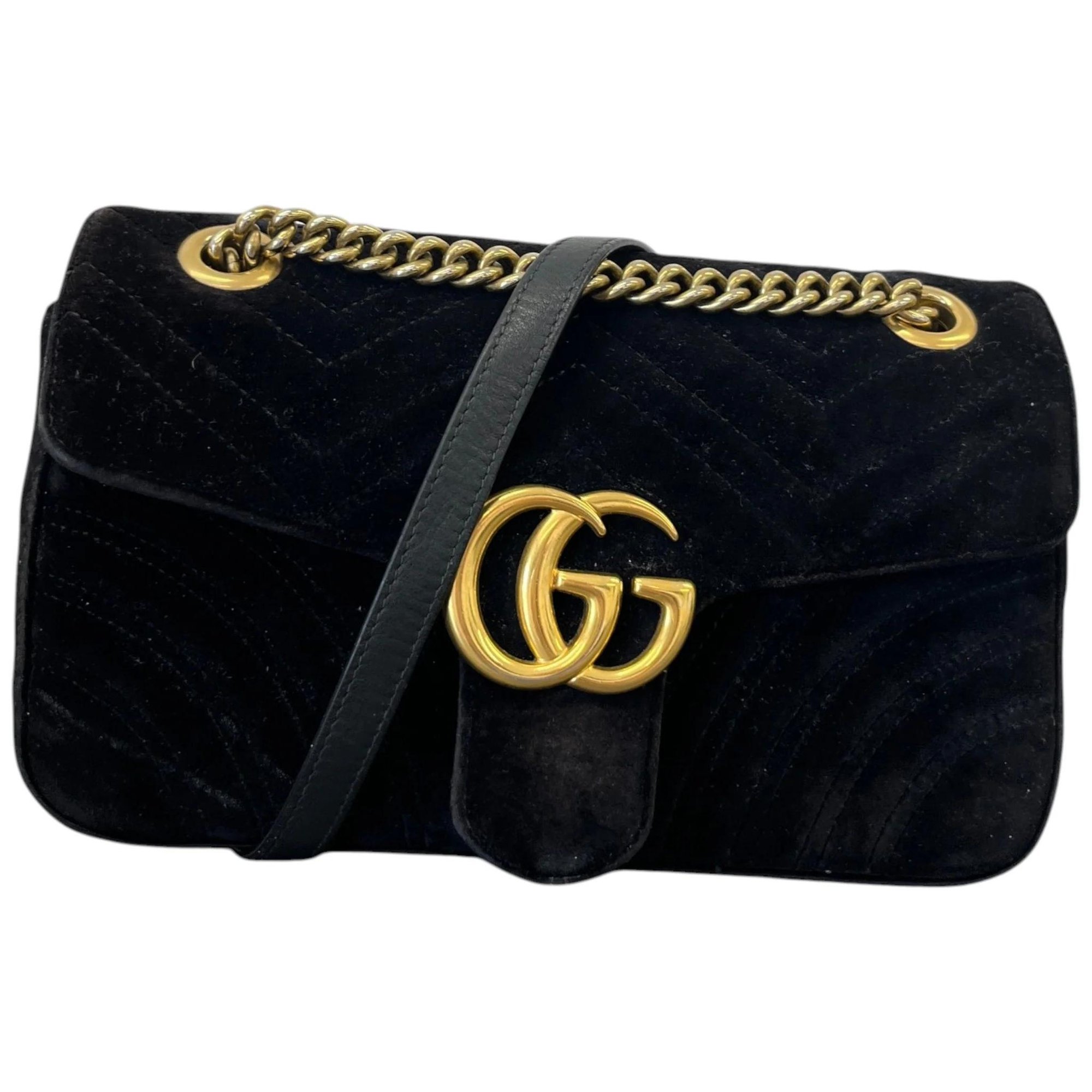 Velvet handbag