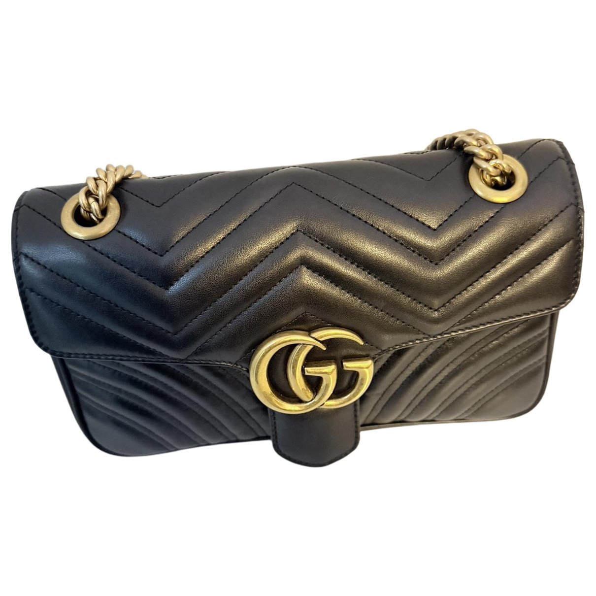 GG Marmont Chain Matelasse leather crossbody bag