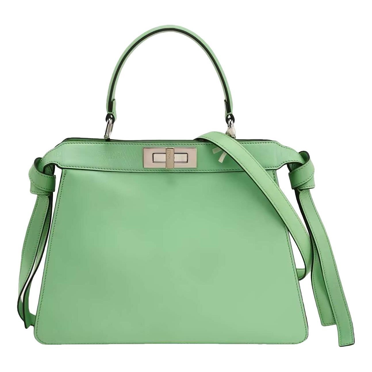 Peekaboo leather handbag