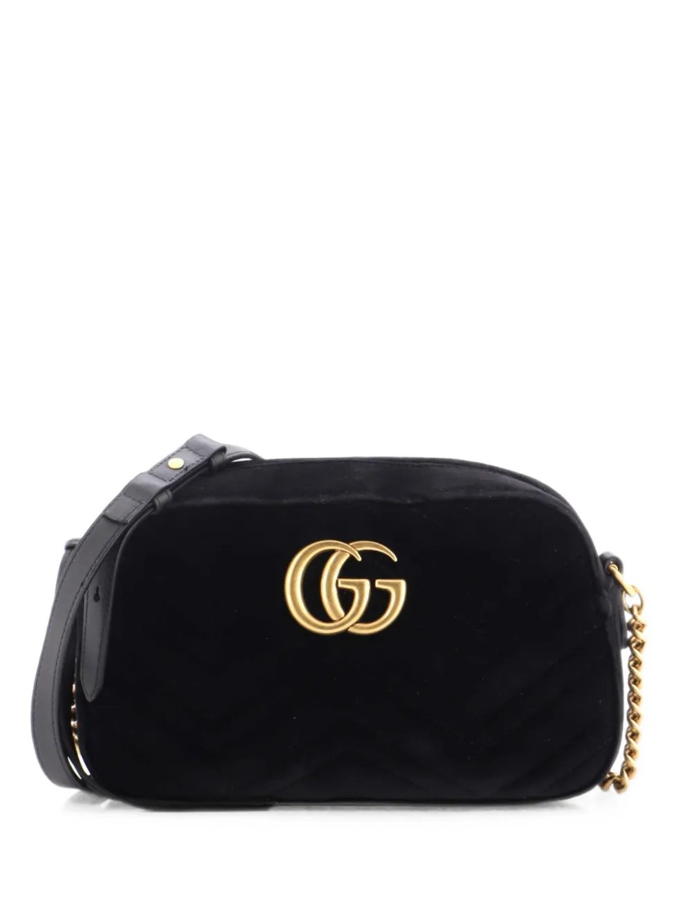 GG Marmont Shoulder Bag Matelasse Velvet Small crossbody bag