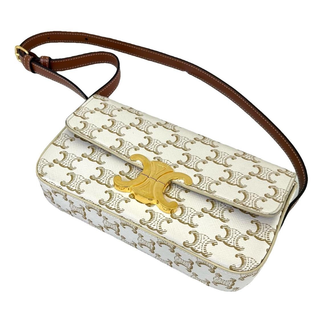 Triomphe Long leather handbag