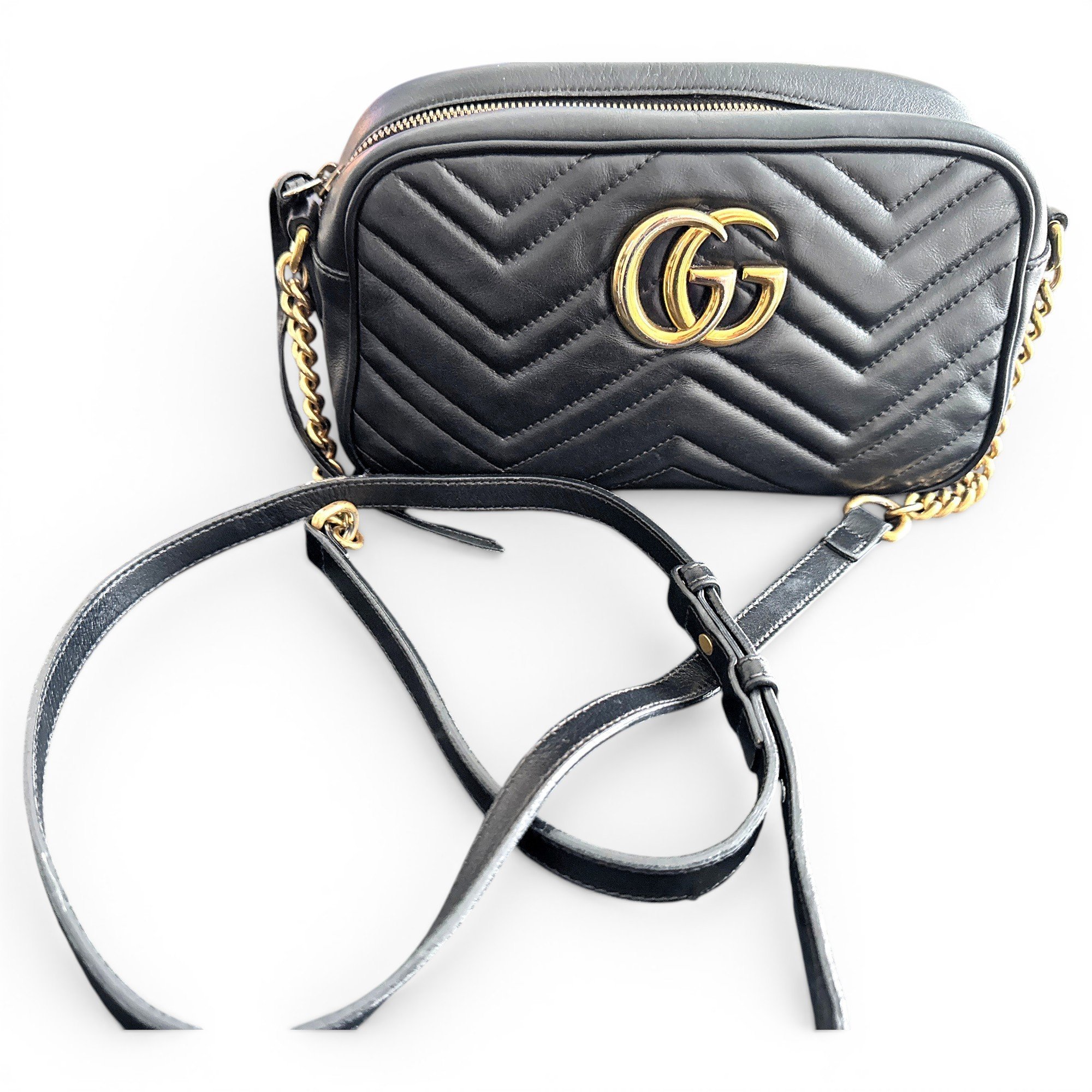 GG Marmont leather crossbody bag