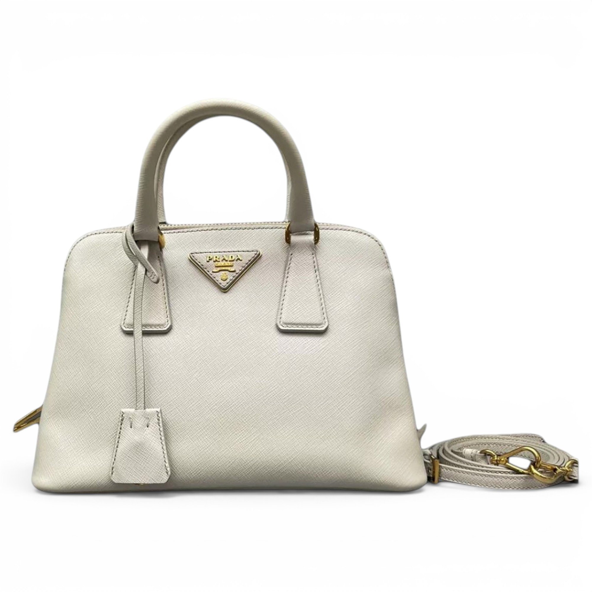 Promenade leather handbag