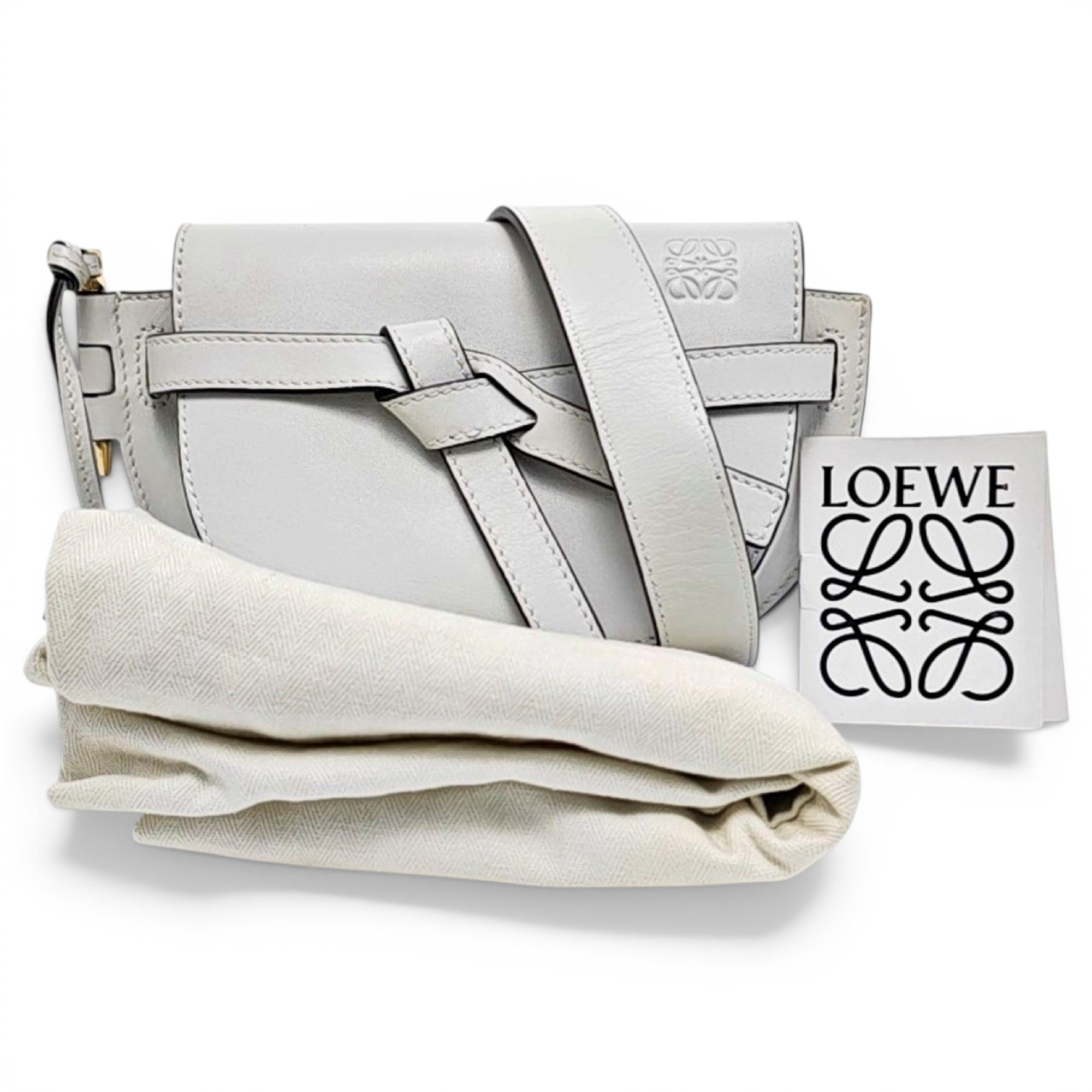 Gate leather crossbody bag