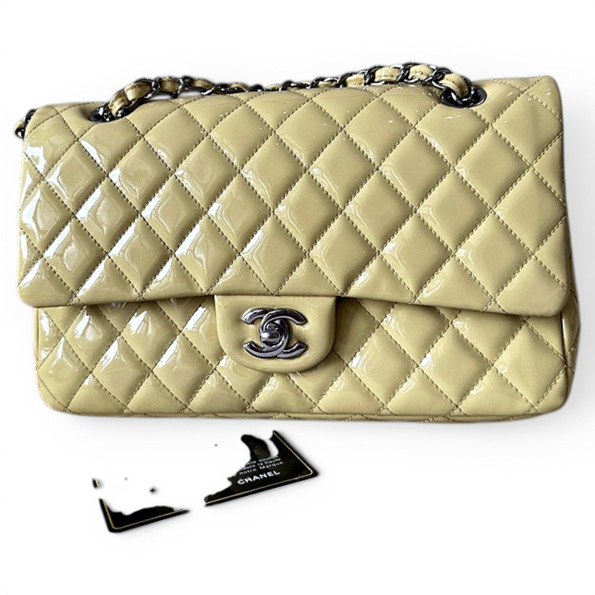 Timeless/Classique patent leather handbag