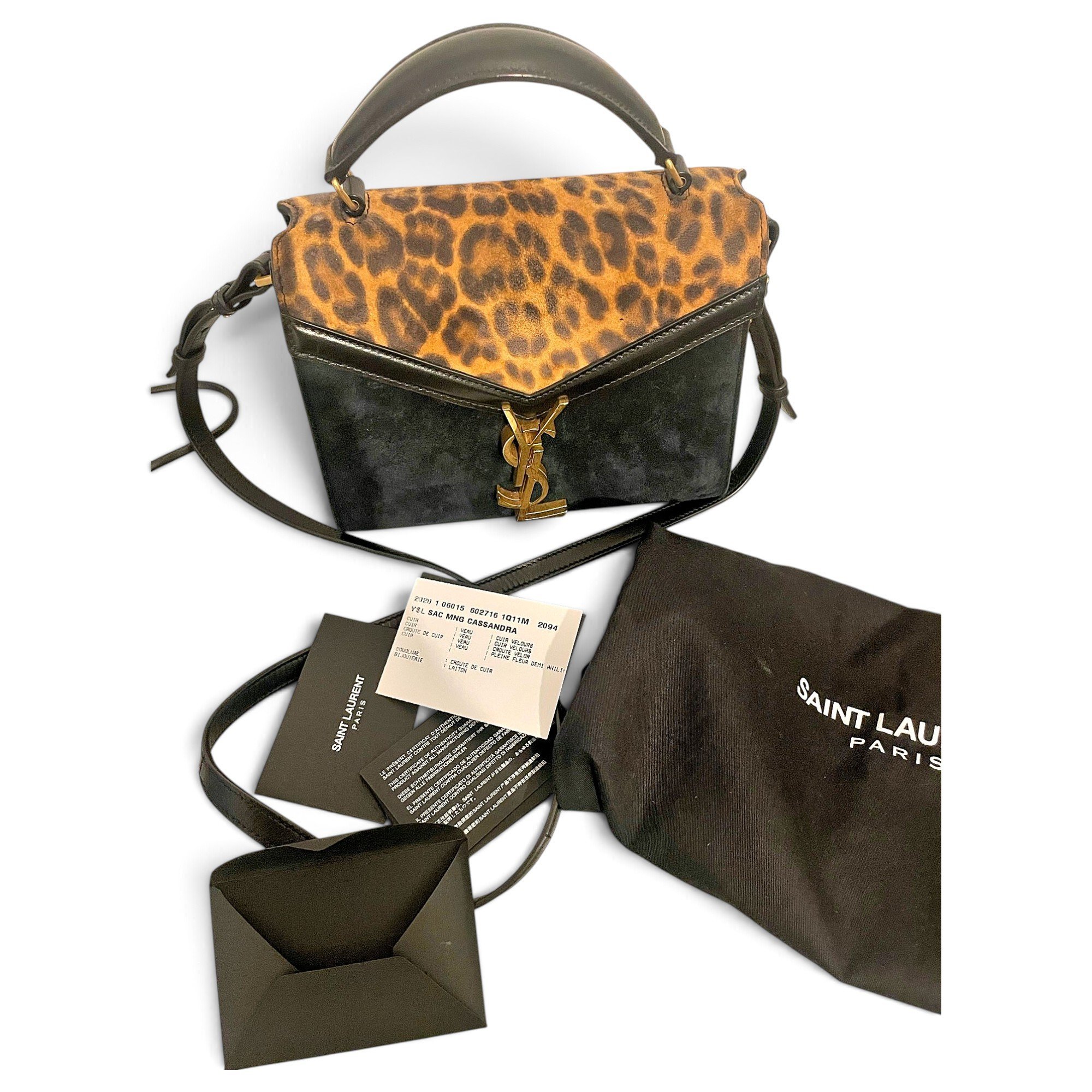 Cassandra leather handbag