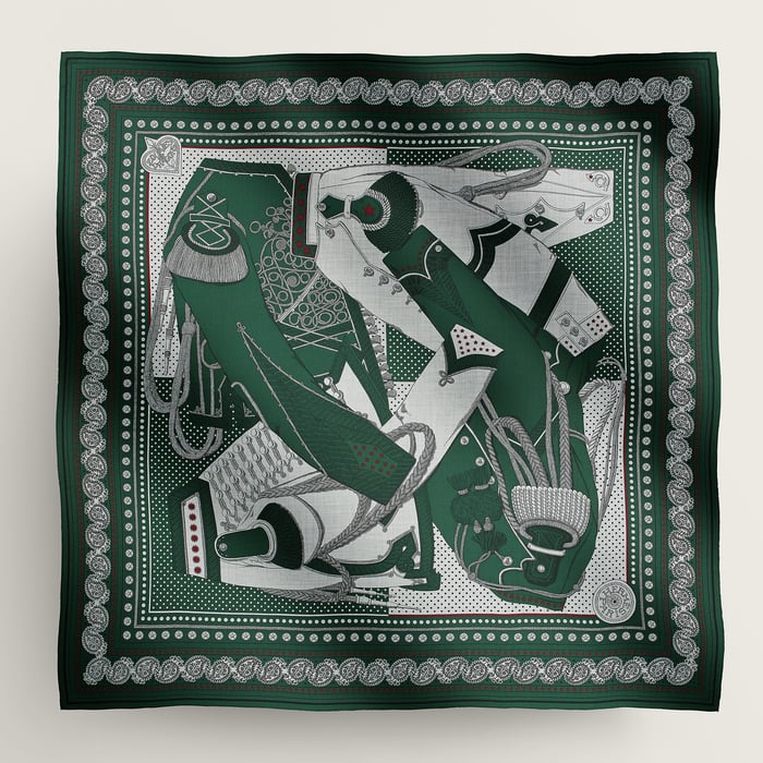 Zouaves Et Dragons Bandana 숄 140