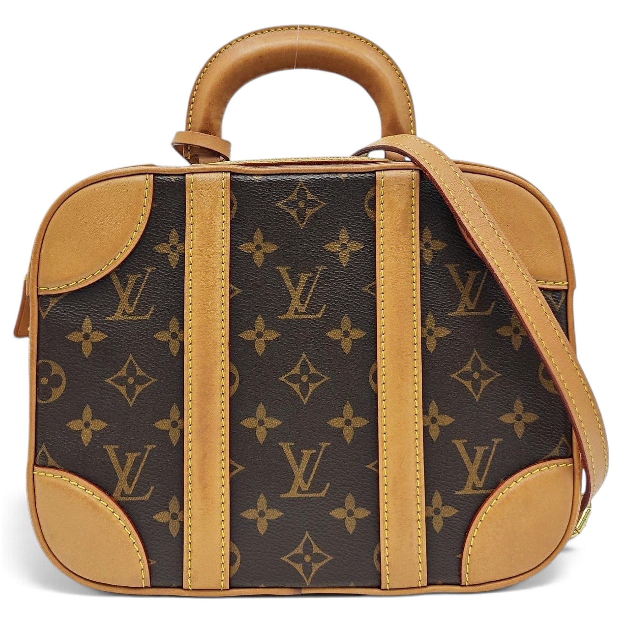 Valisette leather handbag