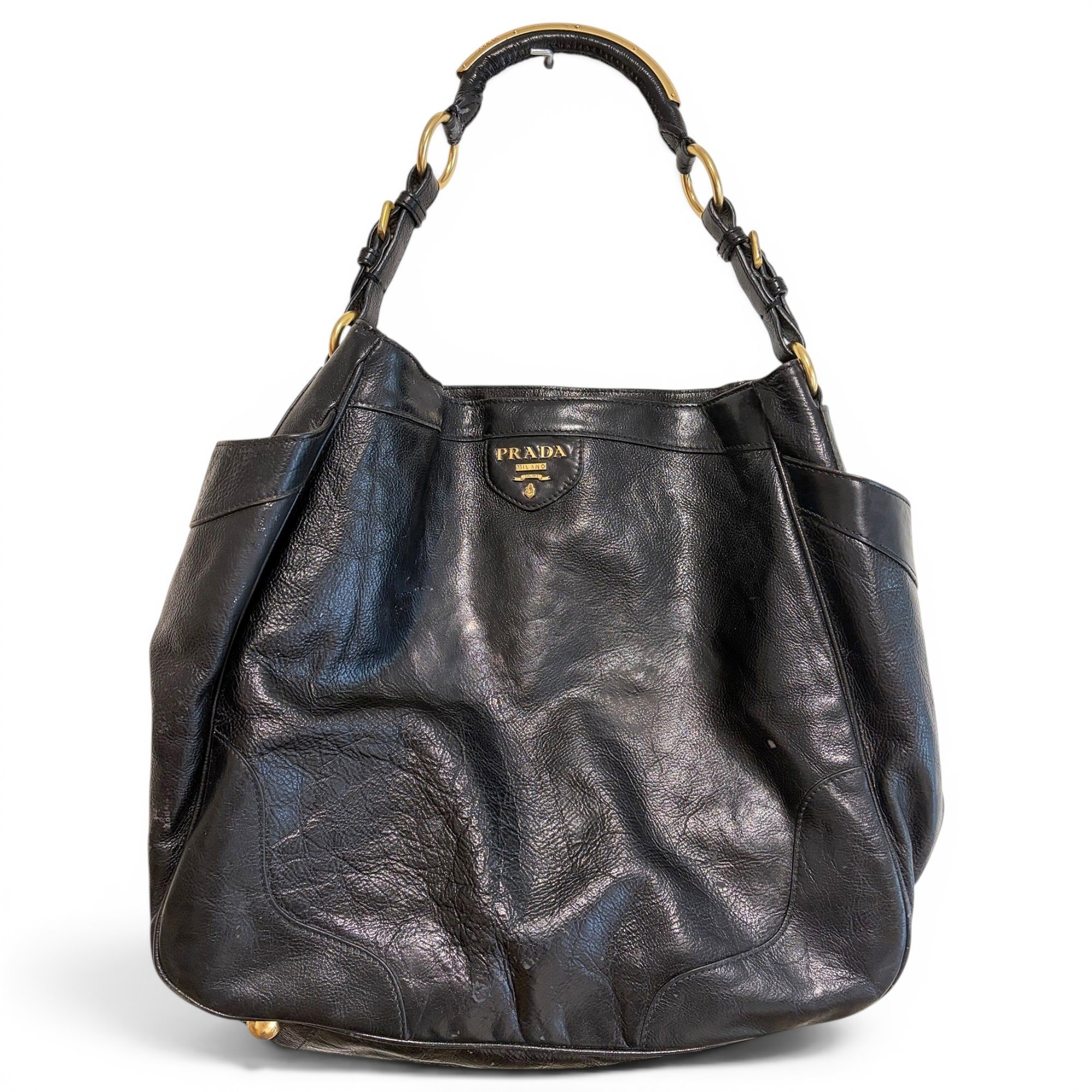 Leather handbag