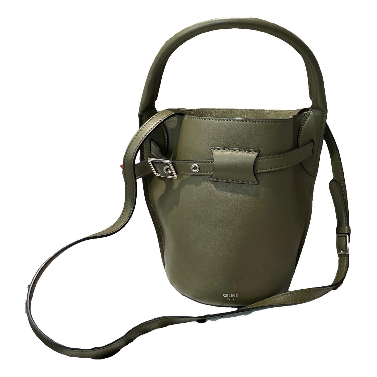 Clasp Bucket leather tote
