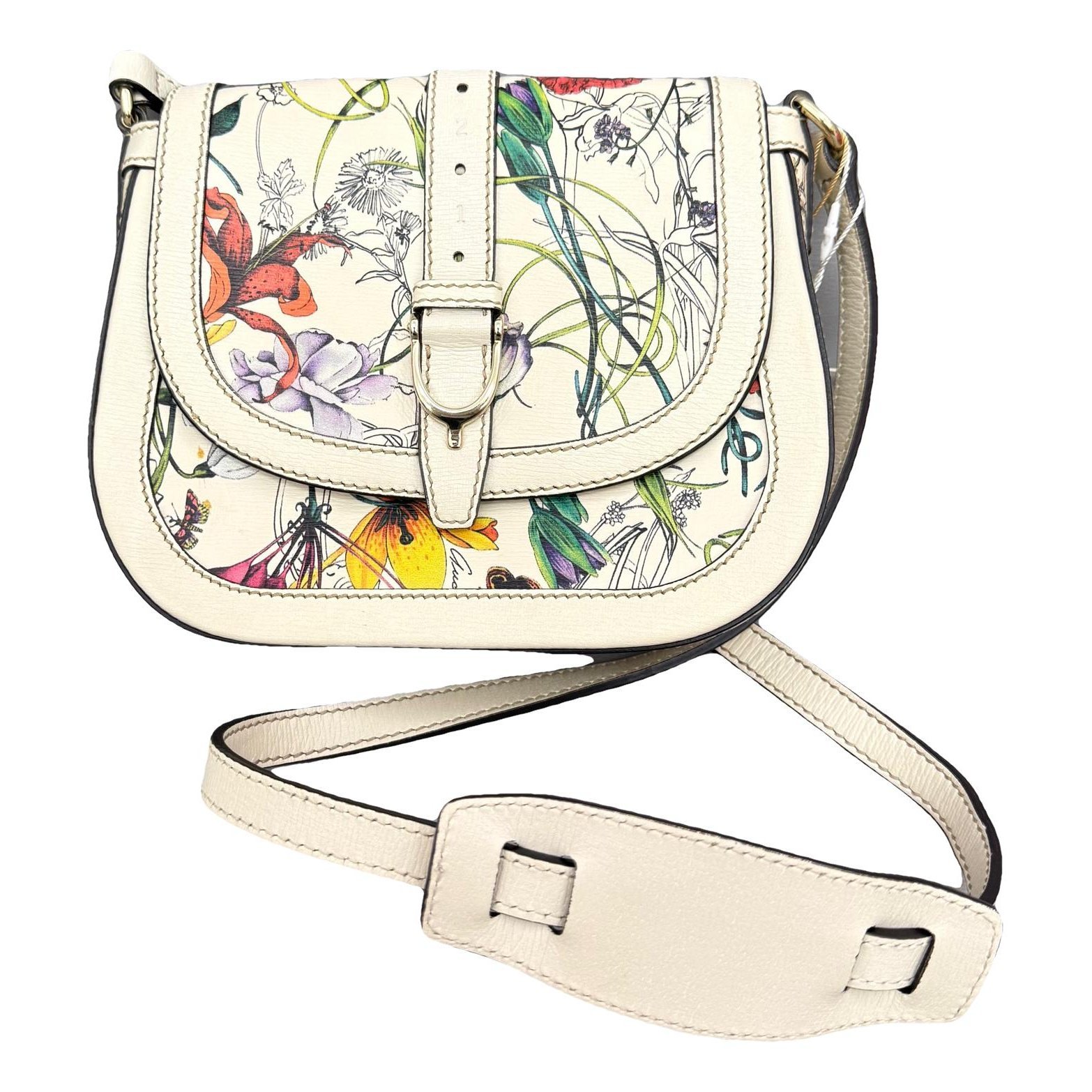 Ophidia Flap Top Handle leather crossbody bag