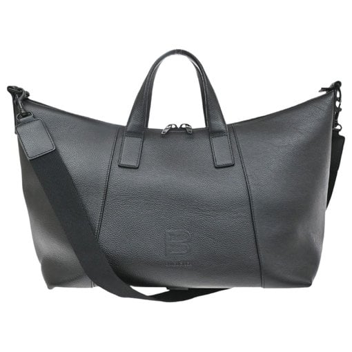 Hourglass leather handbag