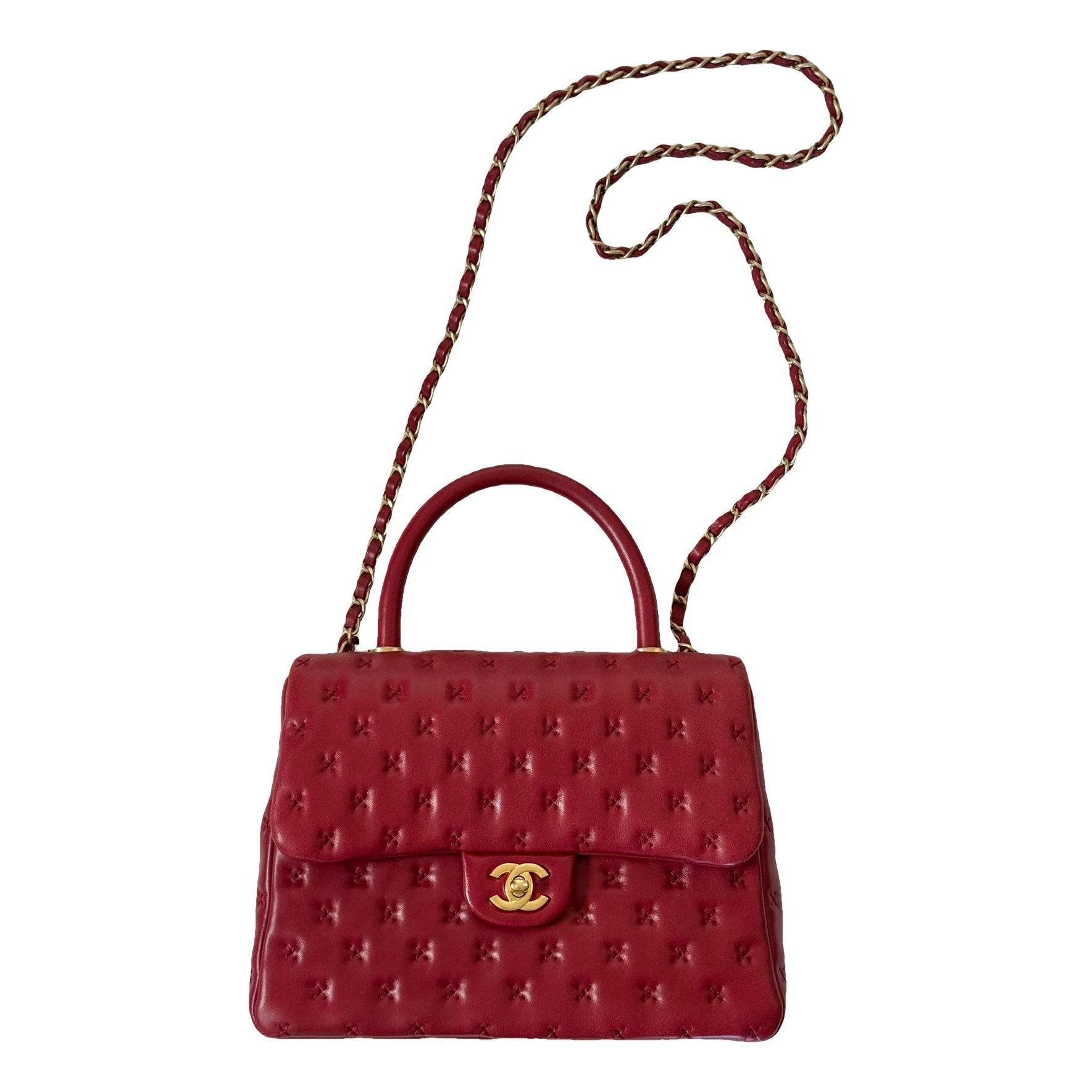 Coco Handle leather handbag