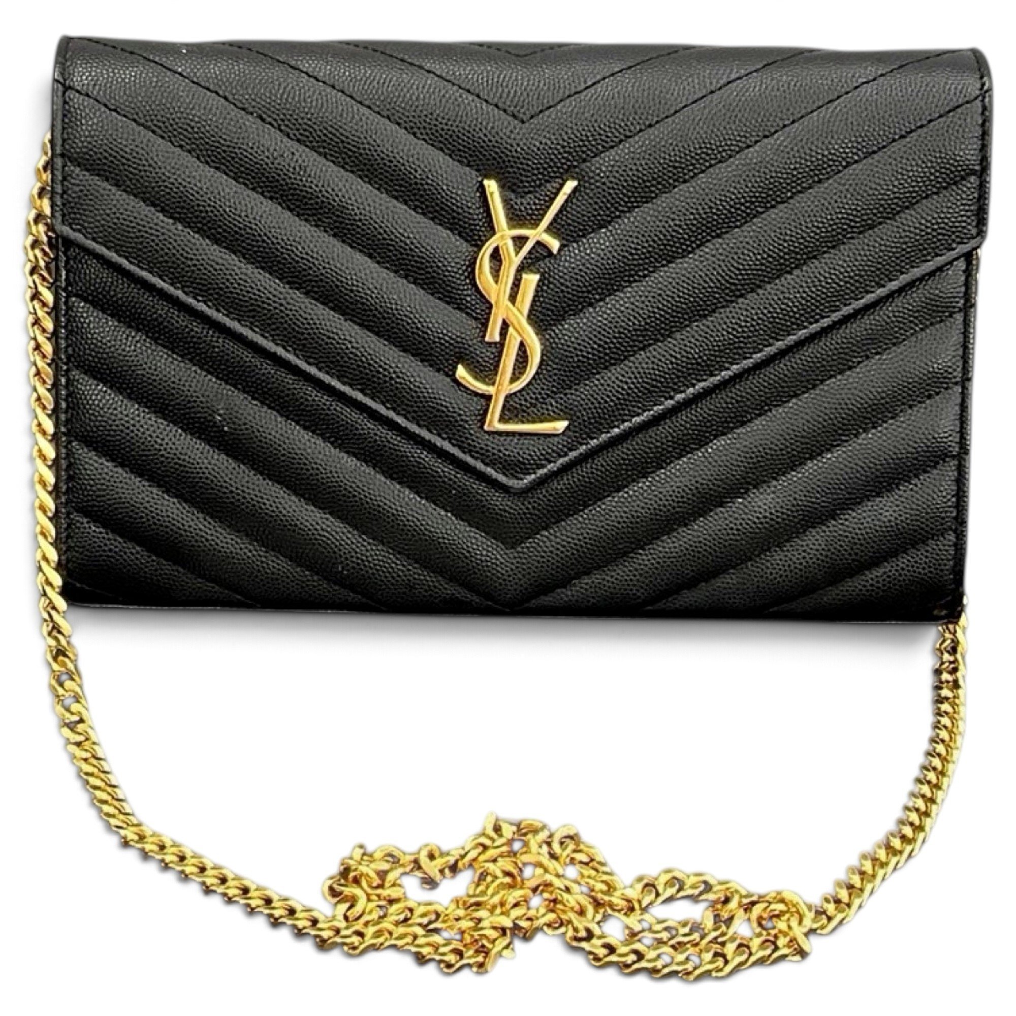 Envelope leather handbag