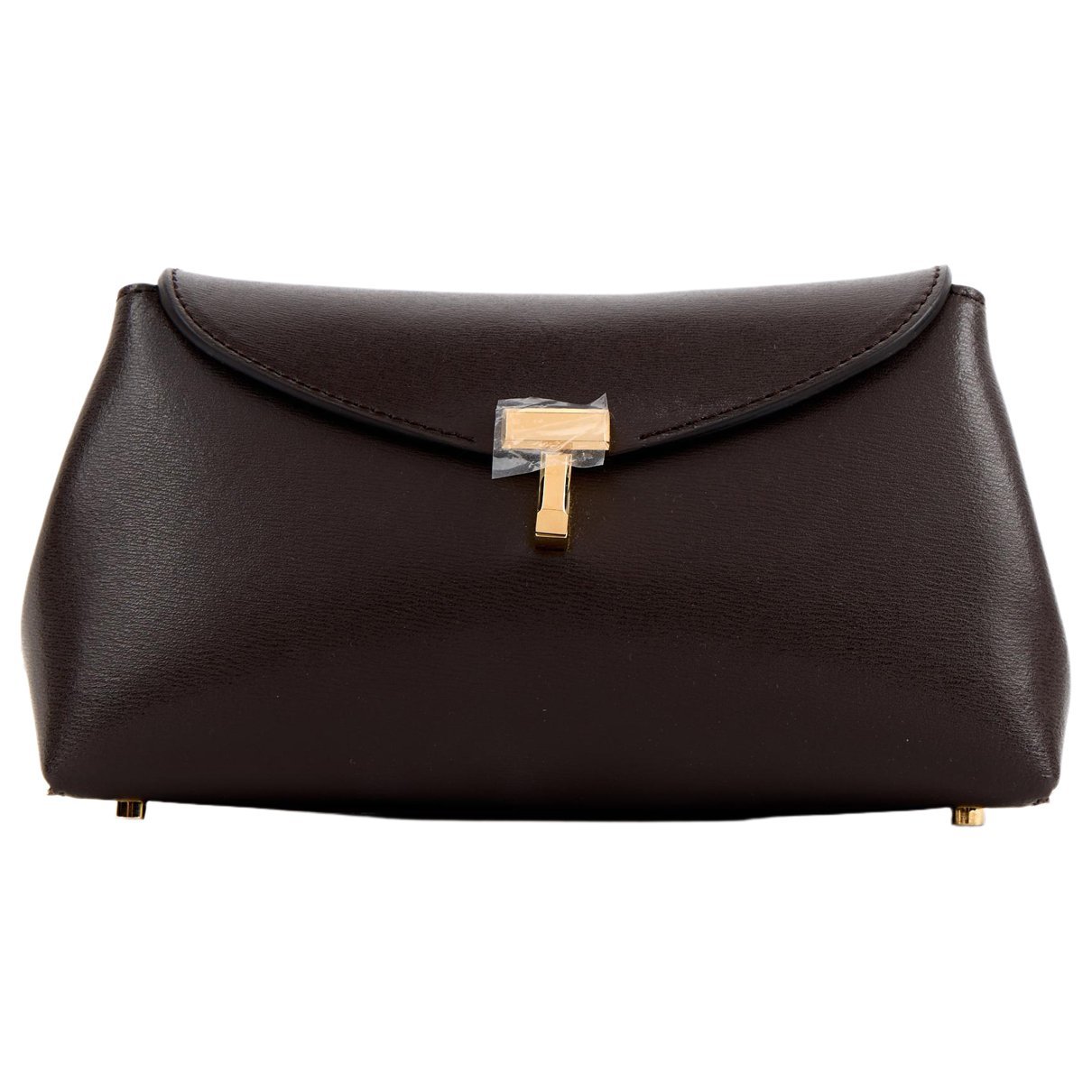 Leather clutch bag