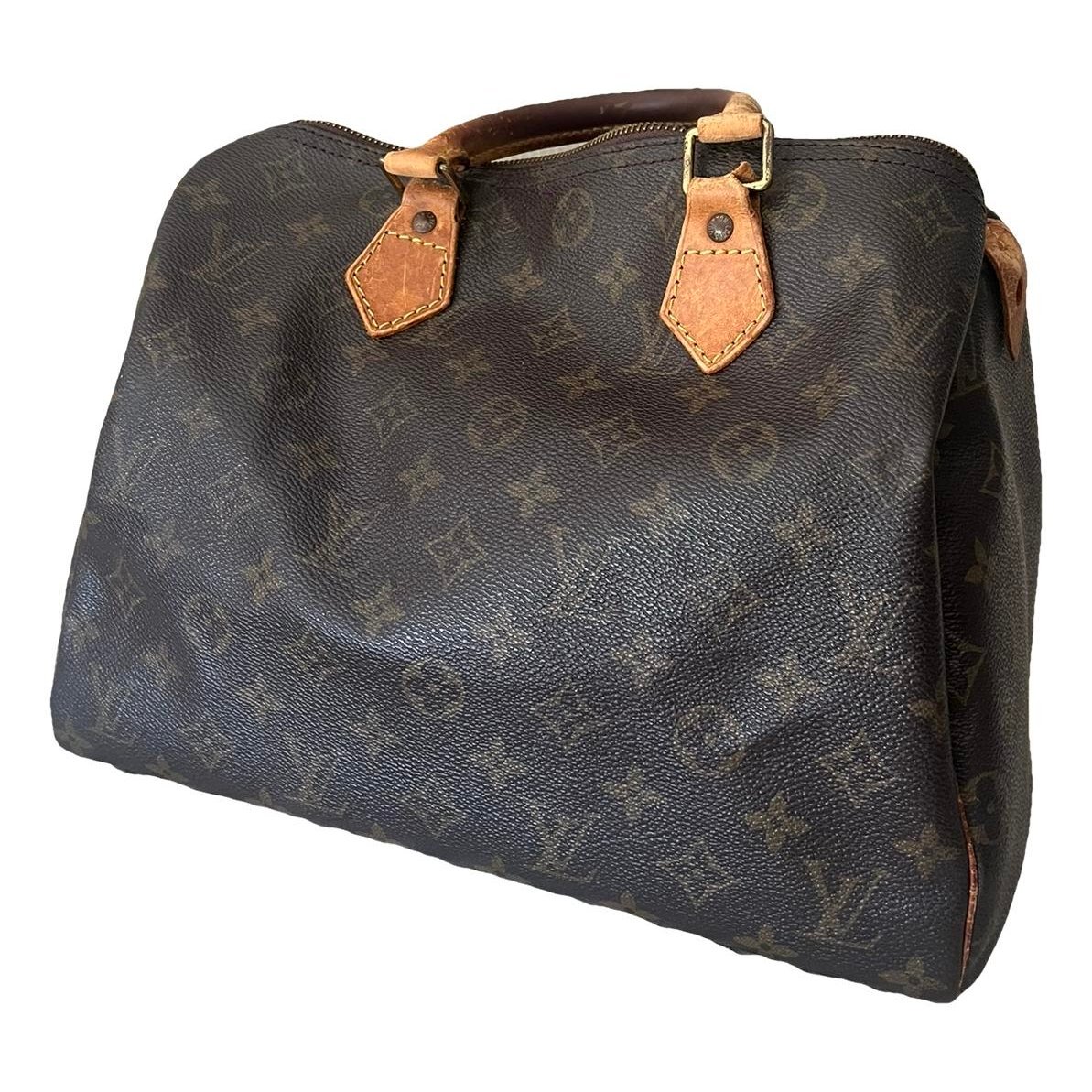 Speedy leather handbag