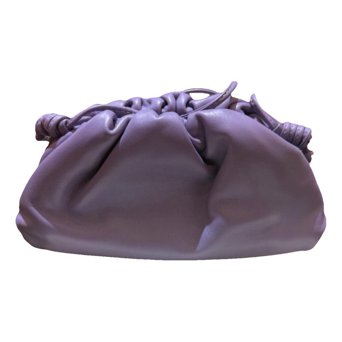 Pouch leather crossbody bag